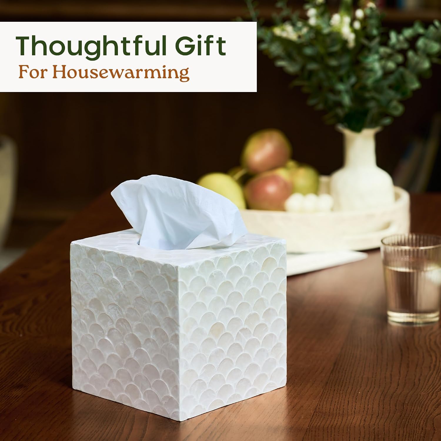 Decorative Tissue Holder / Square