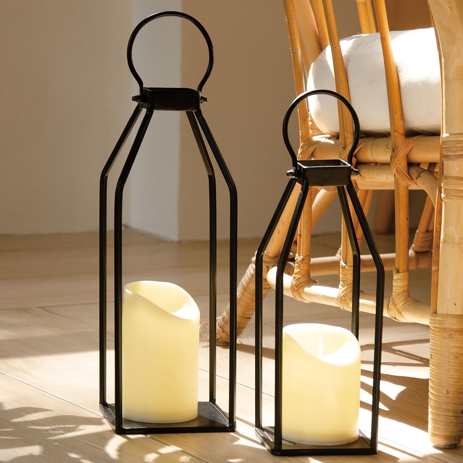 Fo32won Flameless Flickering Candles with Remote Timer, Set of 6 Ivory Led Battery Operated Candles for Home Decor Xmas