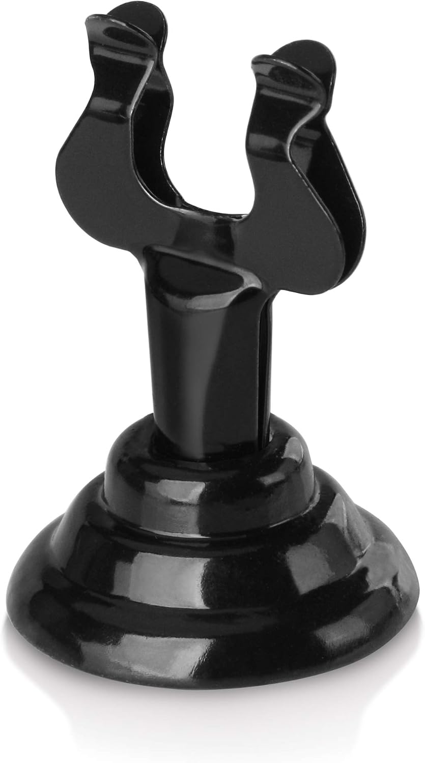 New Star Foodservice Triton Harp Clip Style Place Card / Table Number Holder, 1.5 Inch (Black)