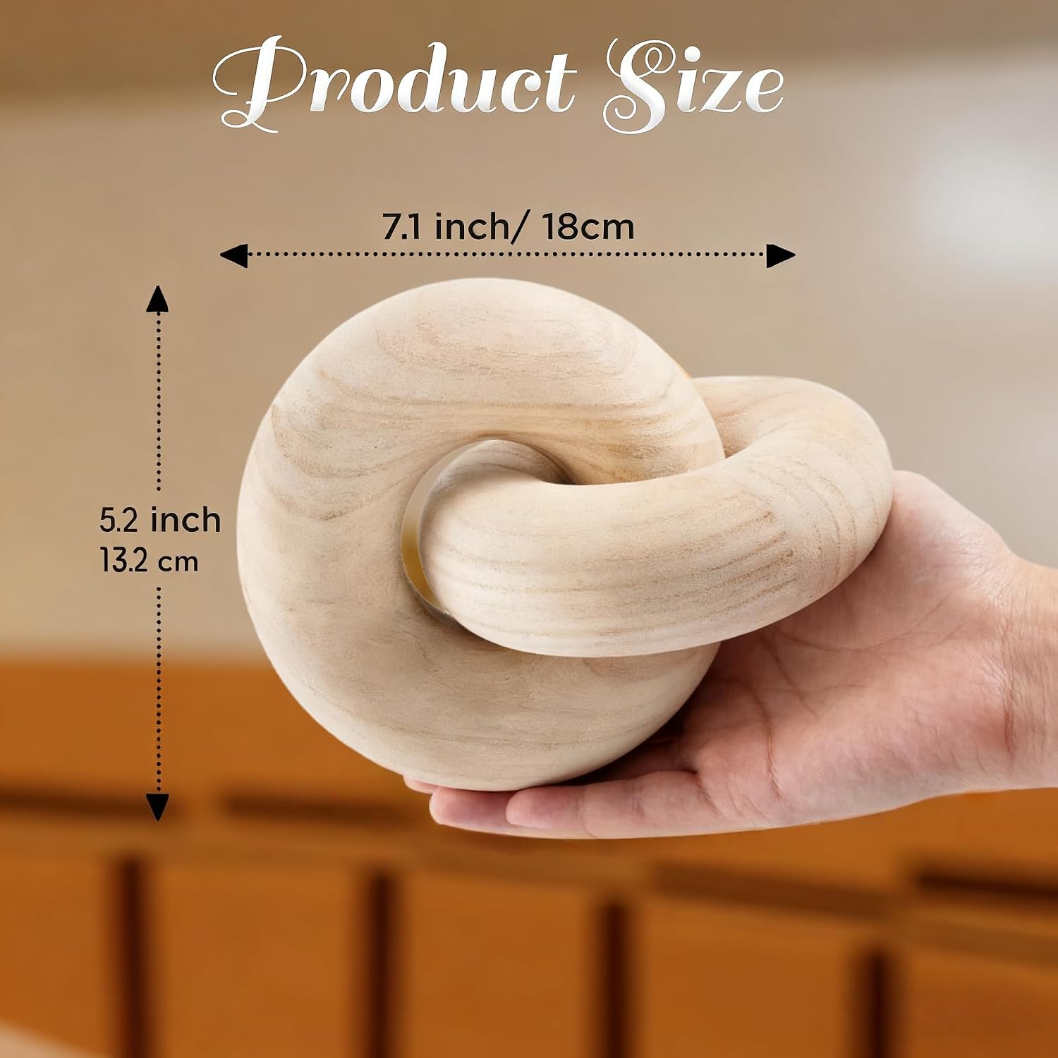 Book / 2-Link Wood Chain / Natural