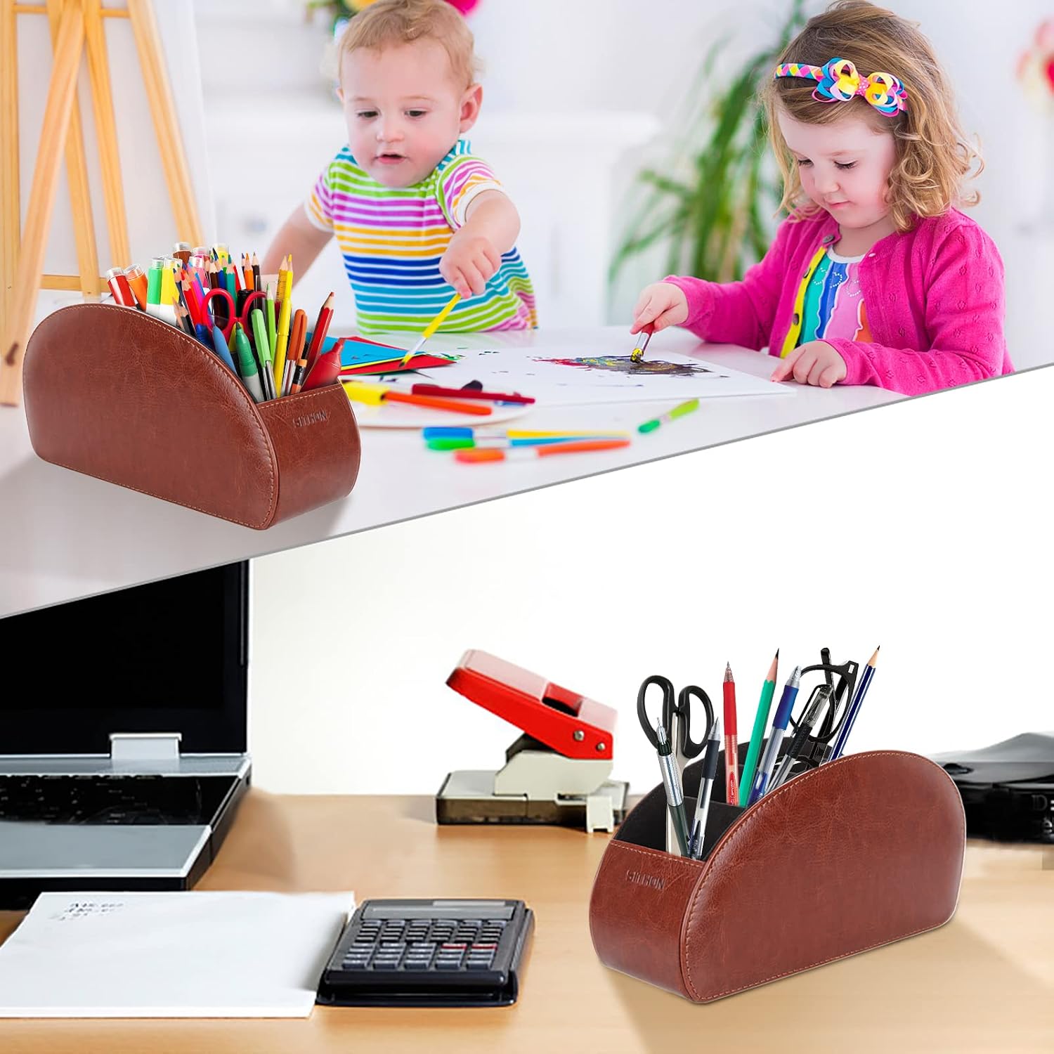 Remote Control Holder / Brown / Small