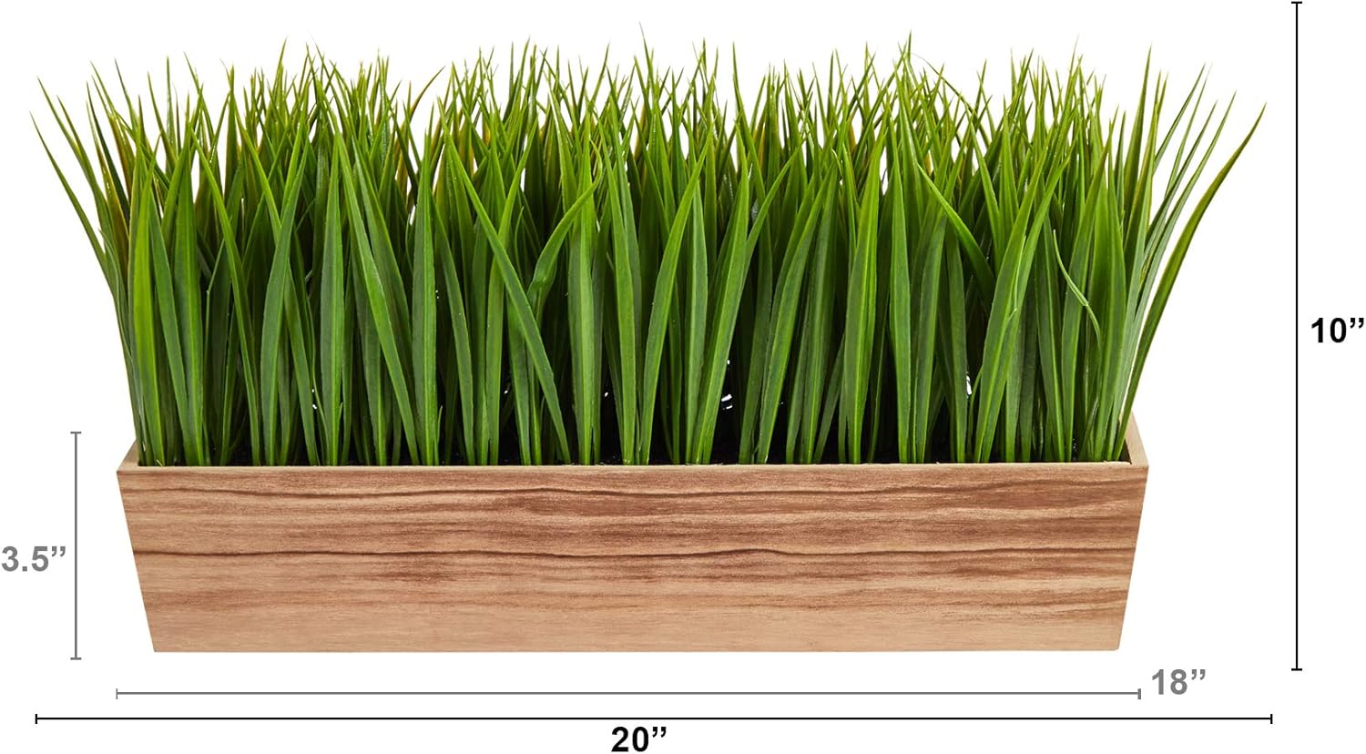 . Vanilla Grass Artificial Plant in Decorative Planter / 20 Inch