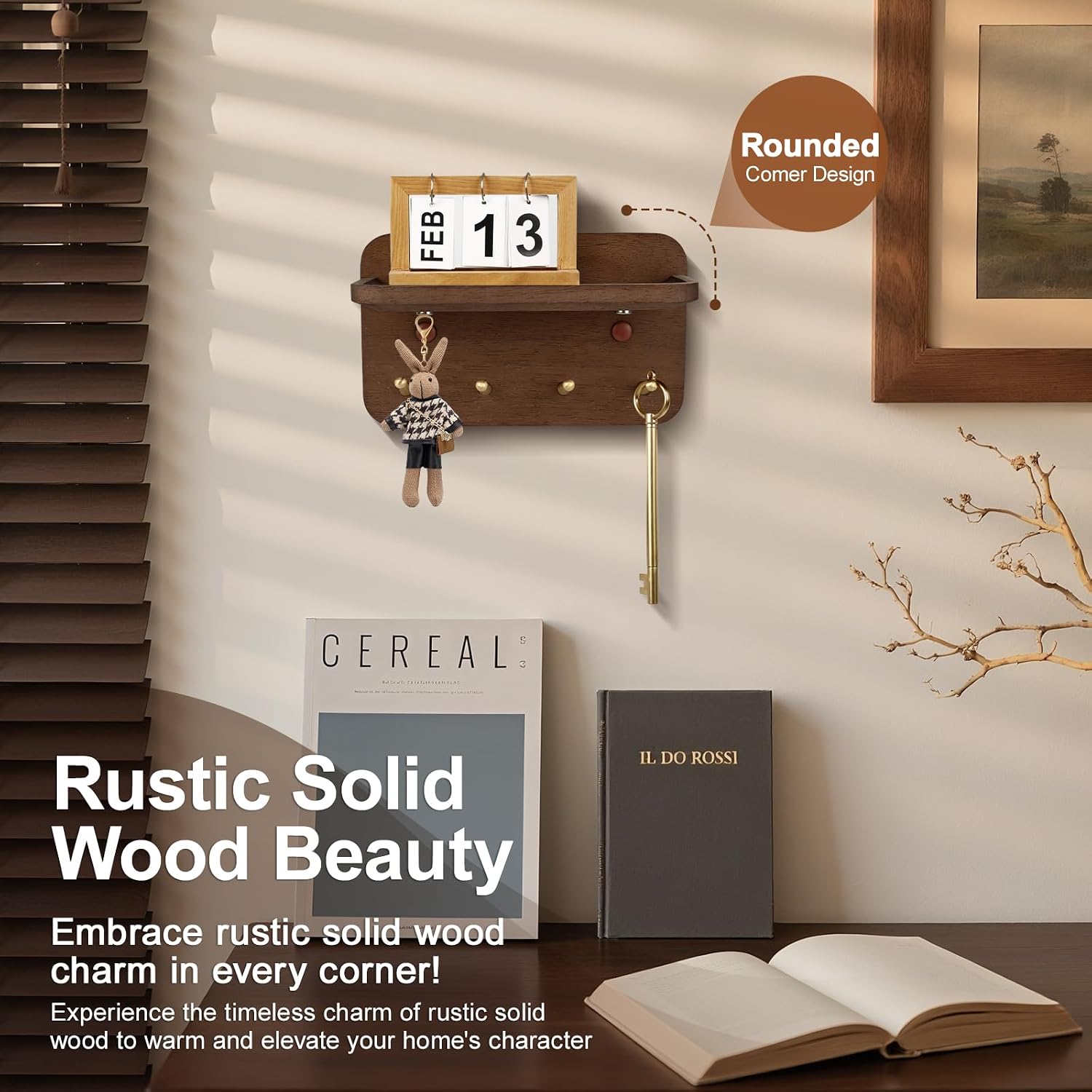 Solid Wood Key Holder