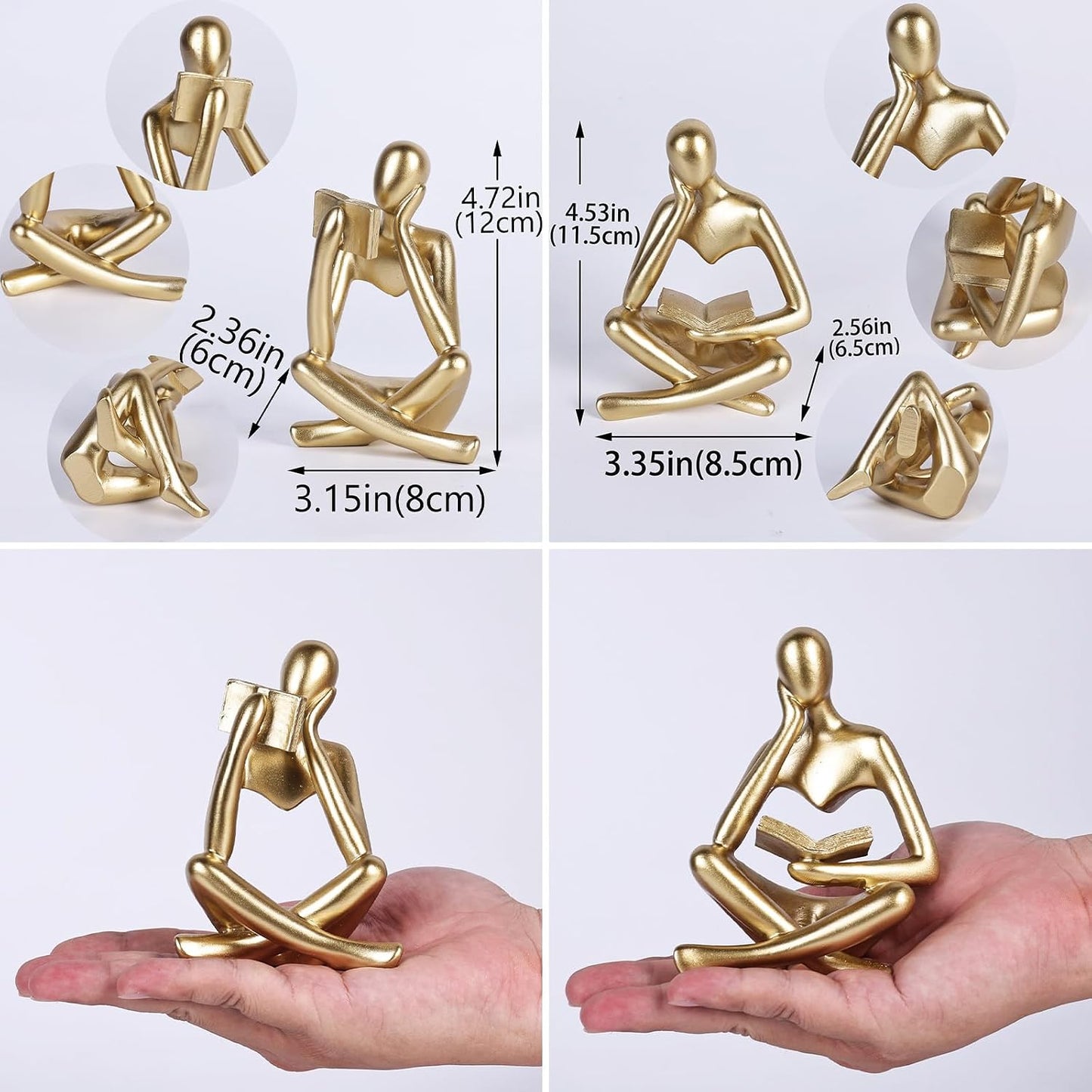 Modern Aesthetic Figurine Decoration / Gold