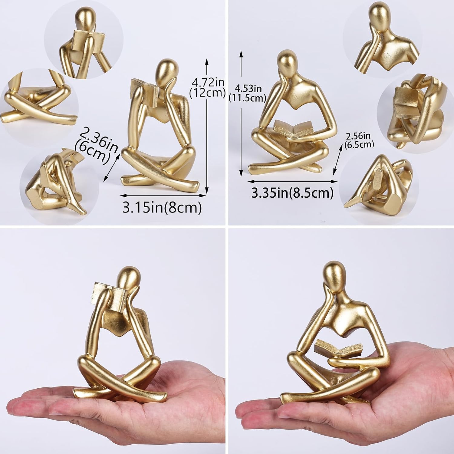 Modern Aesthetic Figurine Decoration / Gold
