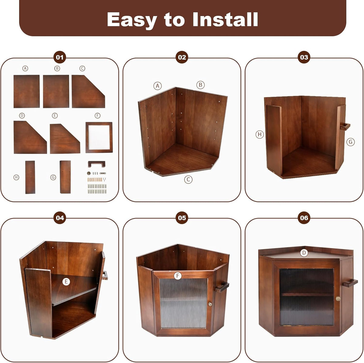 Corner Bread Box For Kitchen Countertop,2 Tier Bread Bin With Acrylic Door Panel,Adjustable Shelf & Hanging Rack,Food