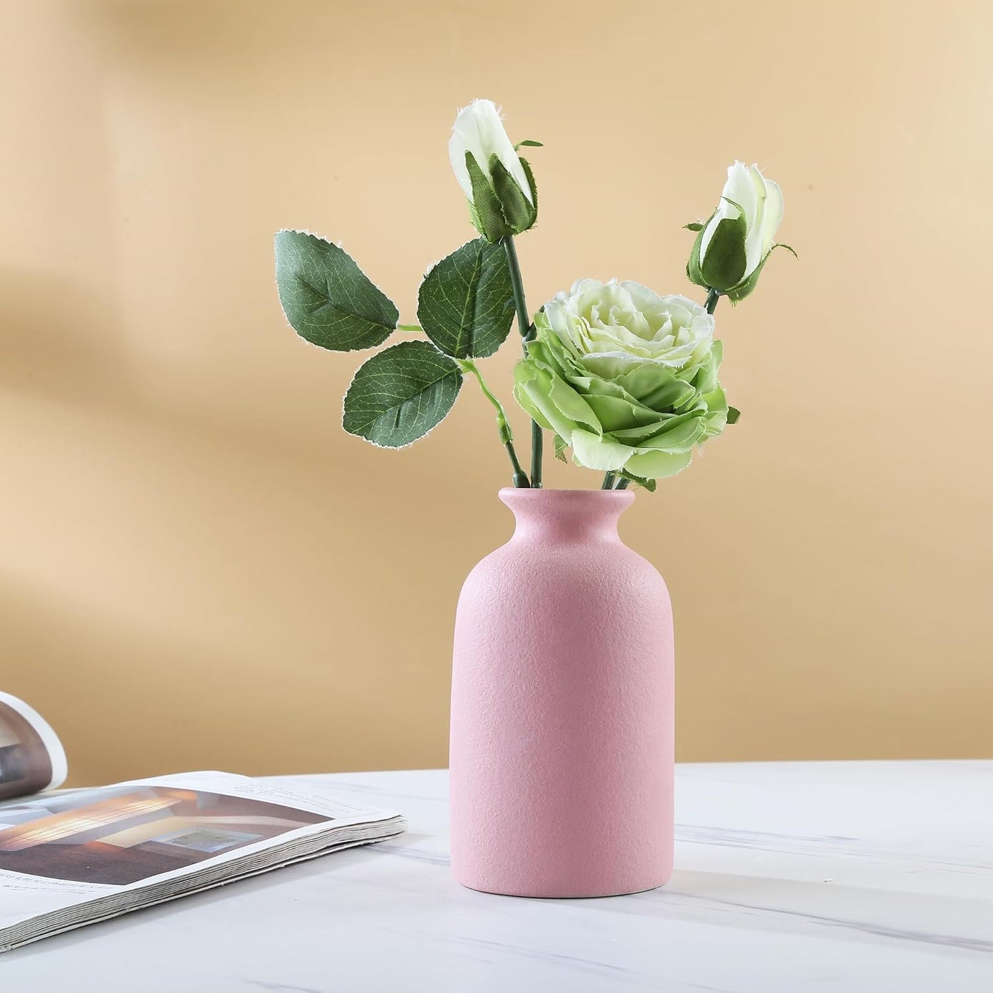 Ceramic vase Dry Flower Vases / Pink / Small