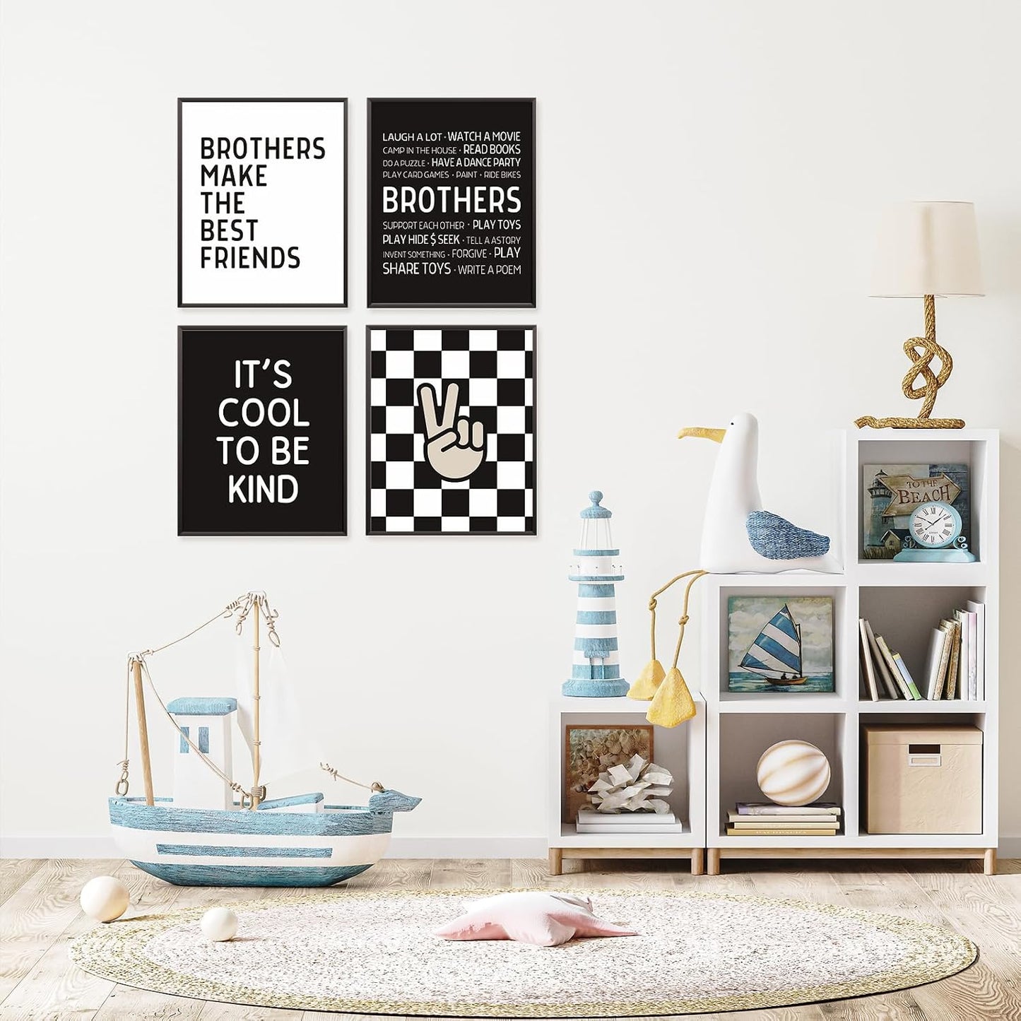 Boys Nursery Room Wall Decor / 8 x 10 / Friends
