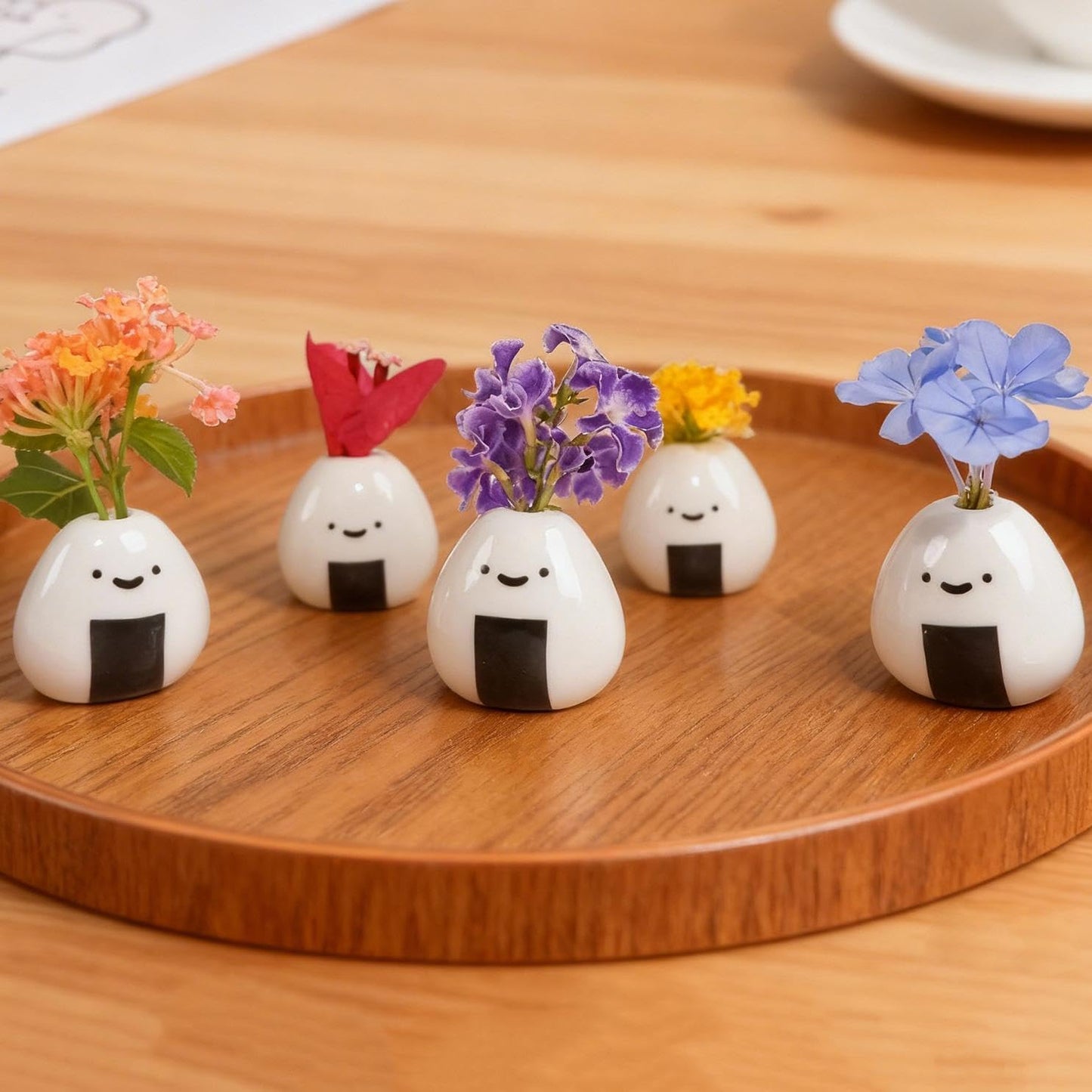Mini Onigiri Flower Vase Set / Set of 5