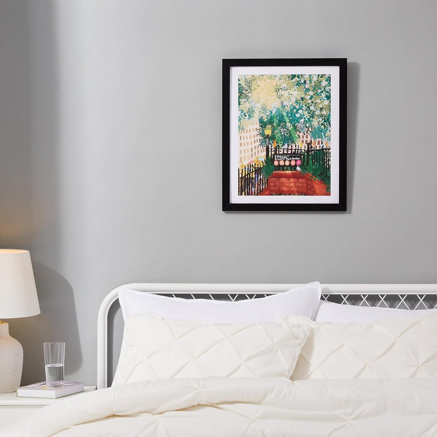 Amazon Basics Wood Poster Rectangular Frame, 16" x 20", Black