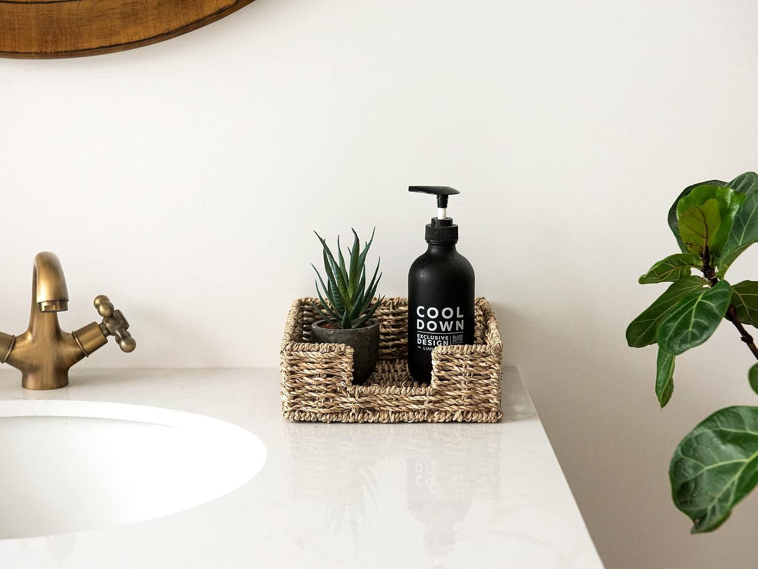 Wicker Napkin Baskets / Natural