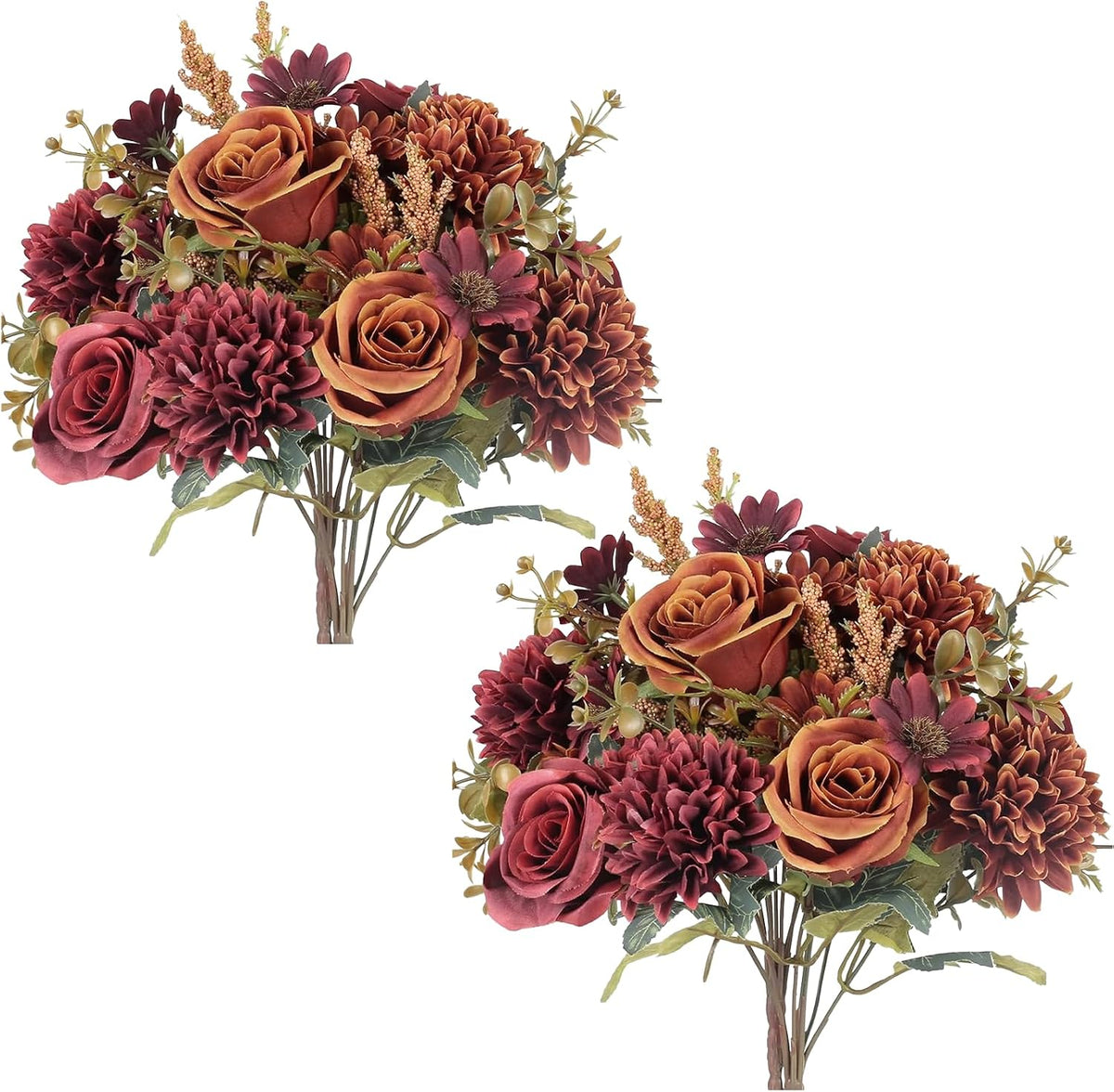 20 Pcs Baby Breath Flowers Artificial Bulk, Fake Fall Flowers, Champagne