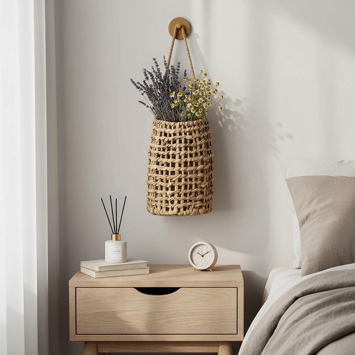 Woven Front Door Basket / Bohemian