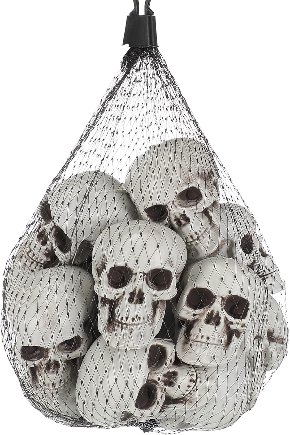 10 Mini Halloween Skull Heads - Skull Decor for Party, Table Decor, Home Gift
