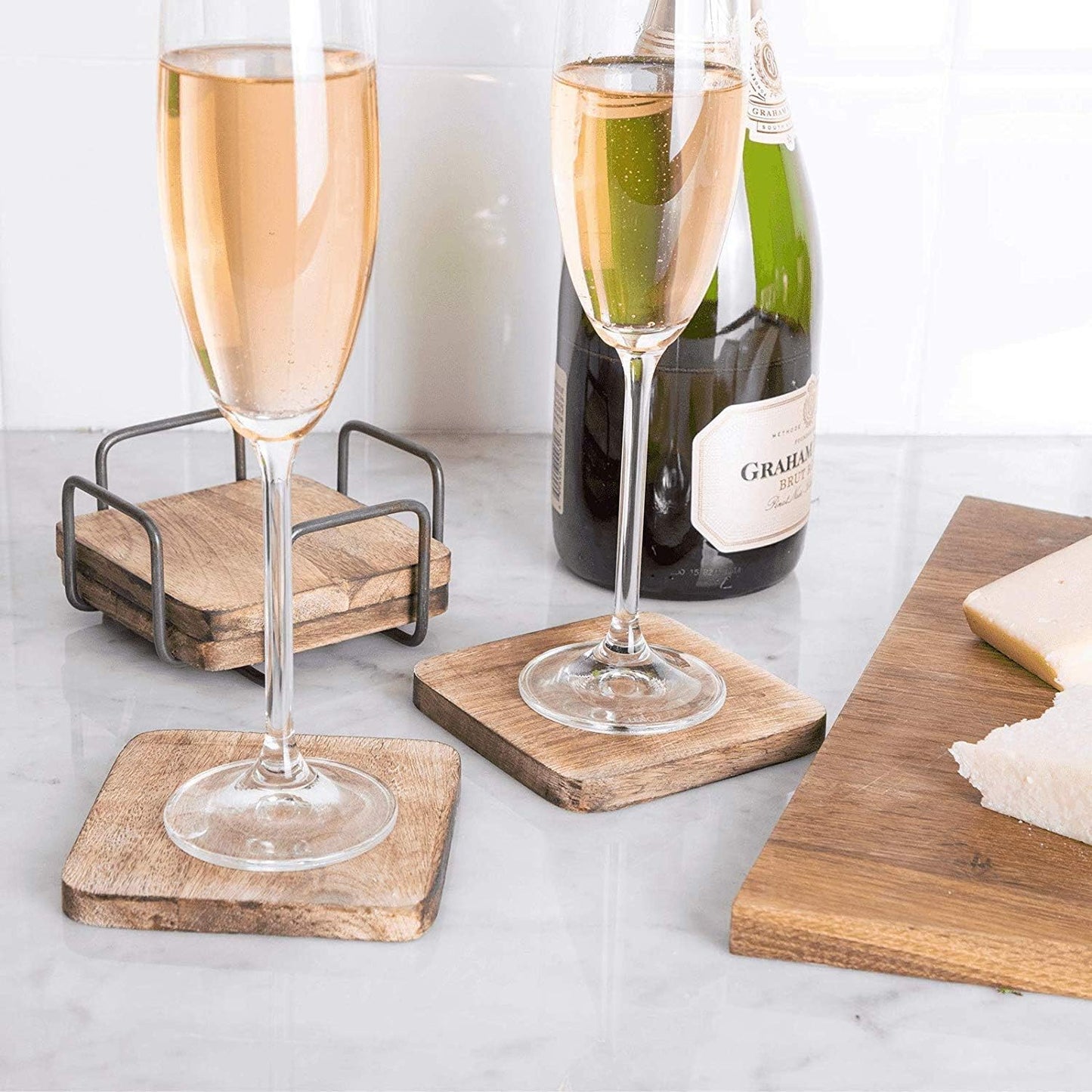Holders / Barware & Drinkware Rustic Design / Set of 4