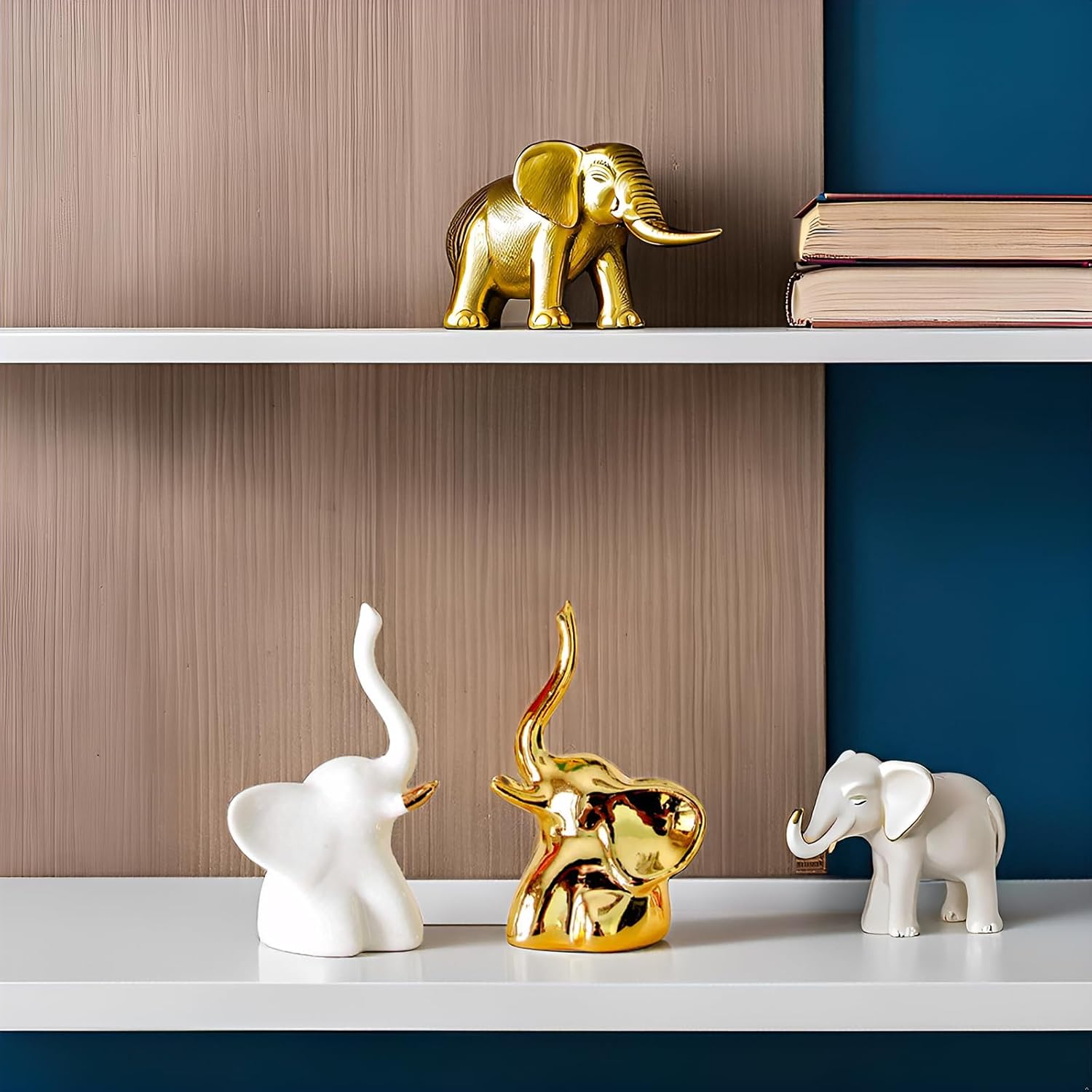 Home Decor Elephant Statues / Gold