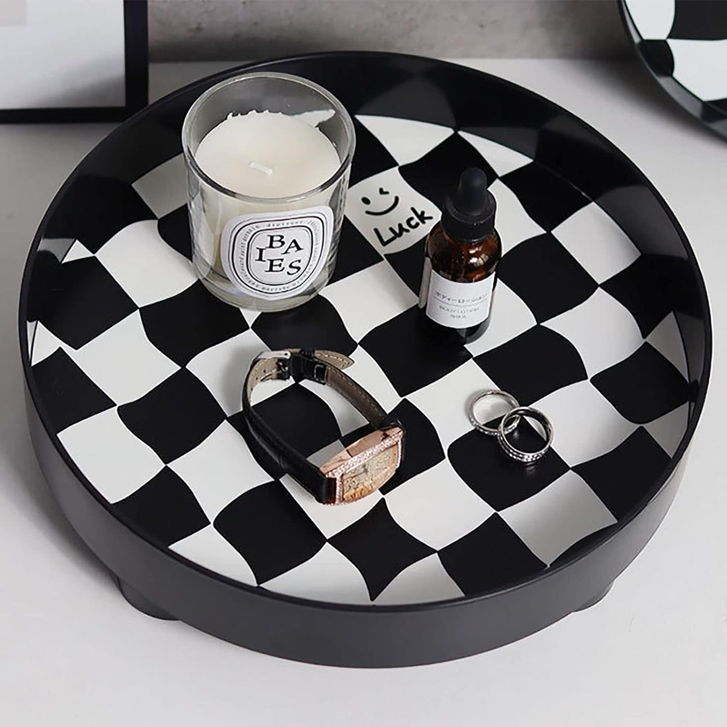 Plastic Tray / Round Decorative Tray