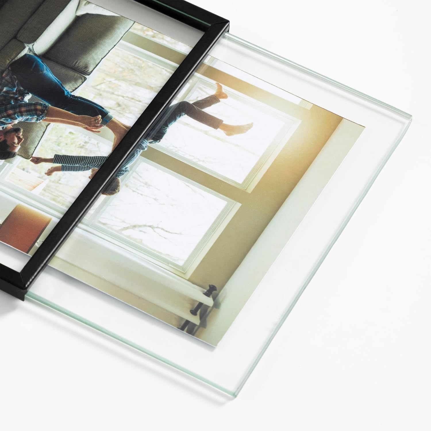 Floating Picture Frame / 1-PACK / Black / 5 x 7