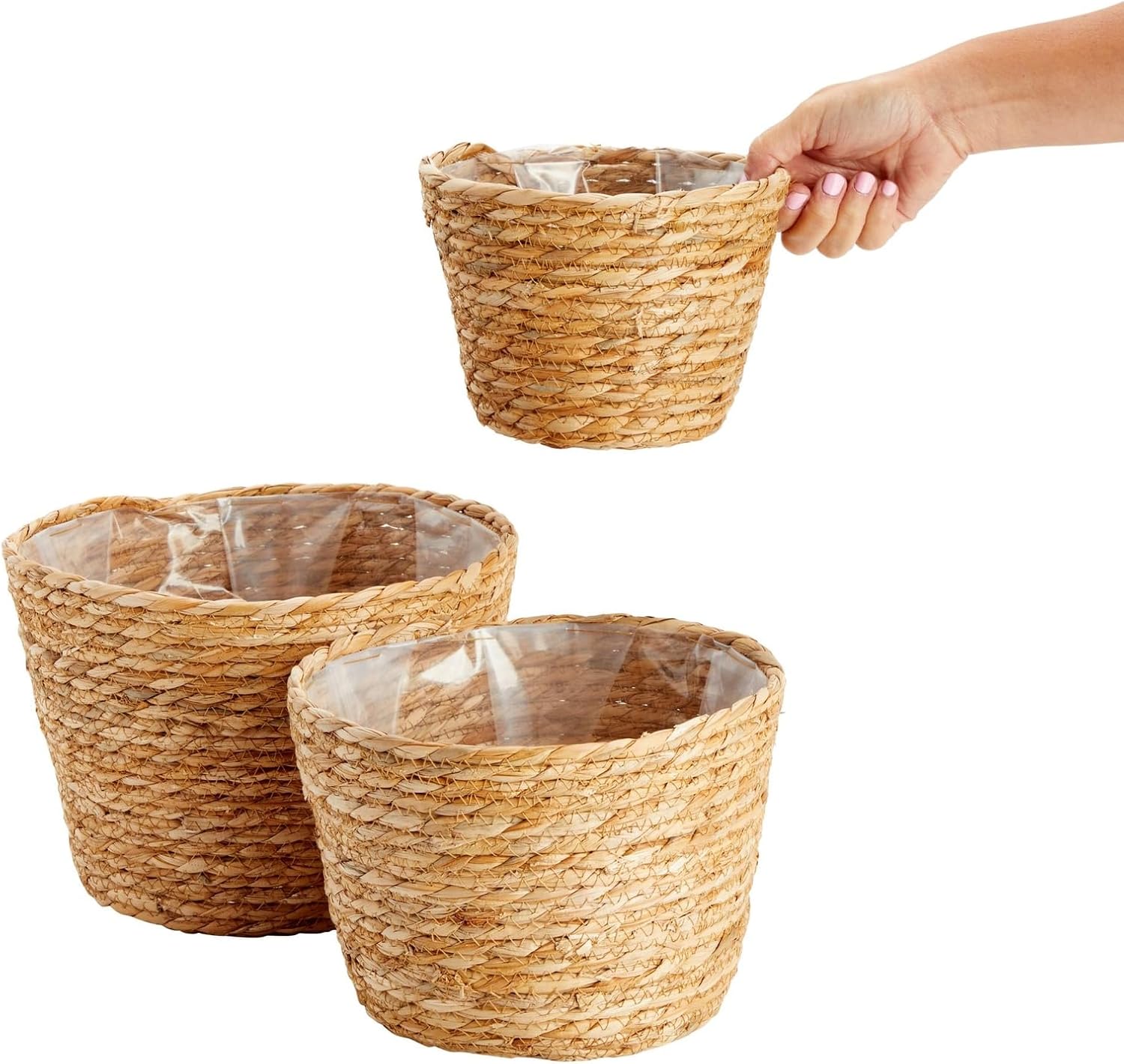 Seagrass Indoor Planter Set