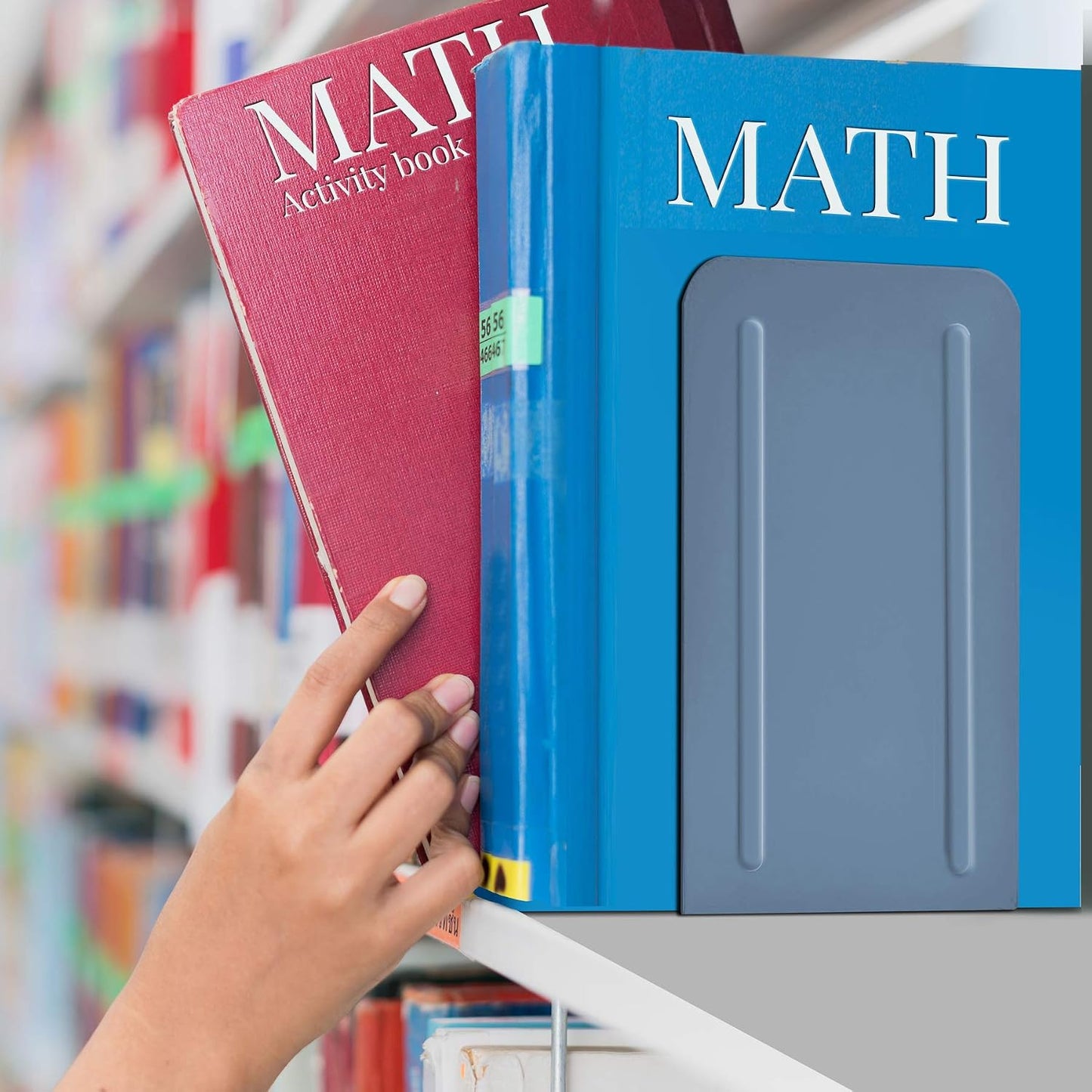 Steel Metal Book Ends Storage