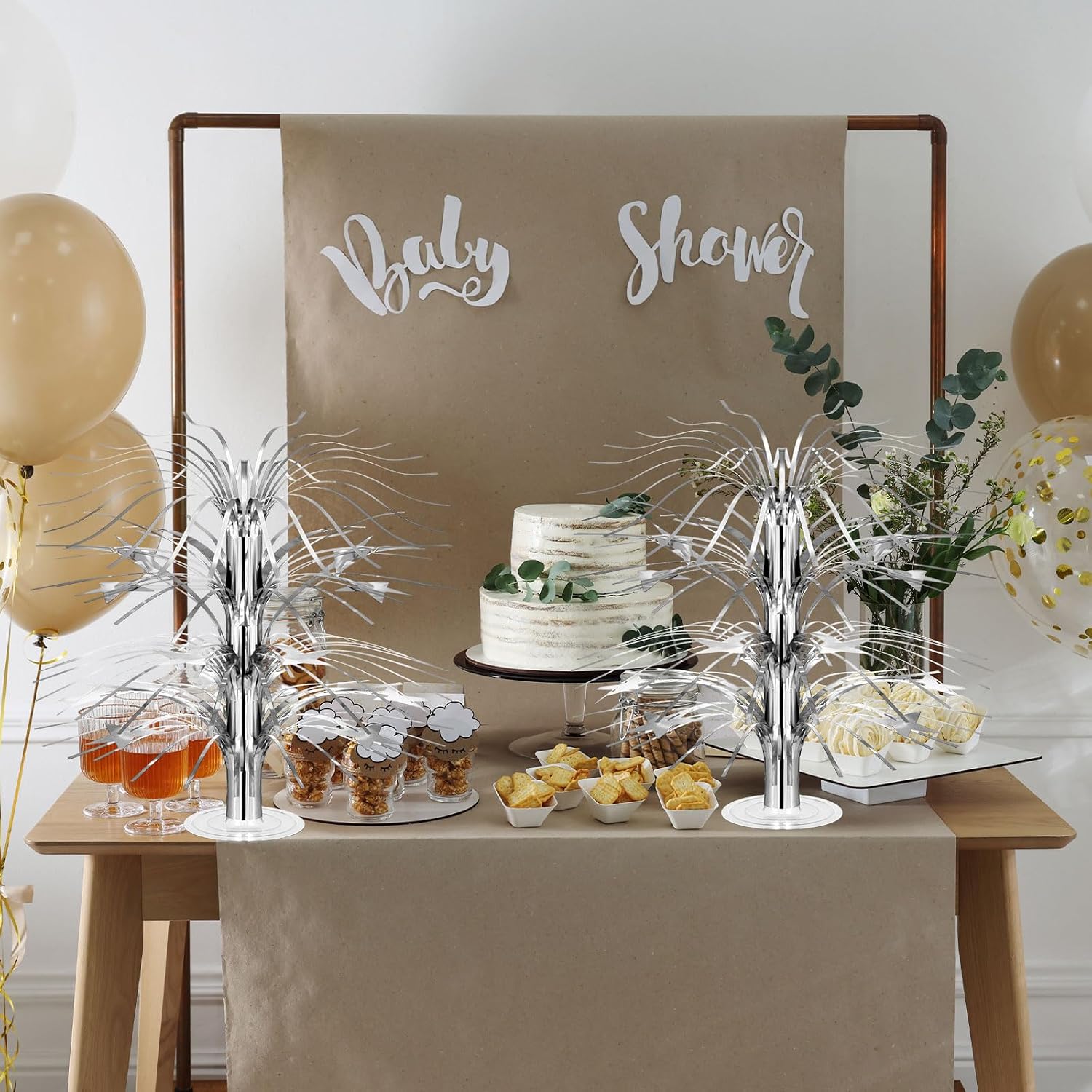 Centerpieces / Silver / Set of 6