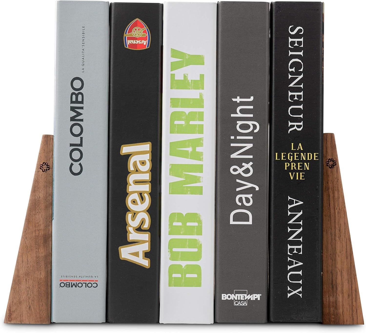 Wooden Book Ends / Set of 4