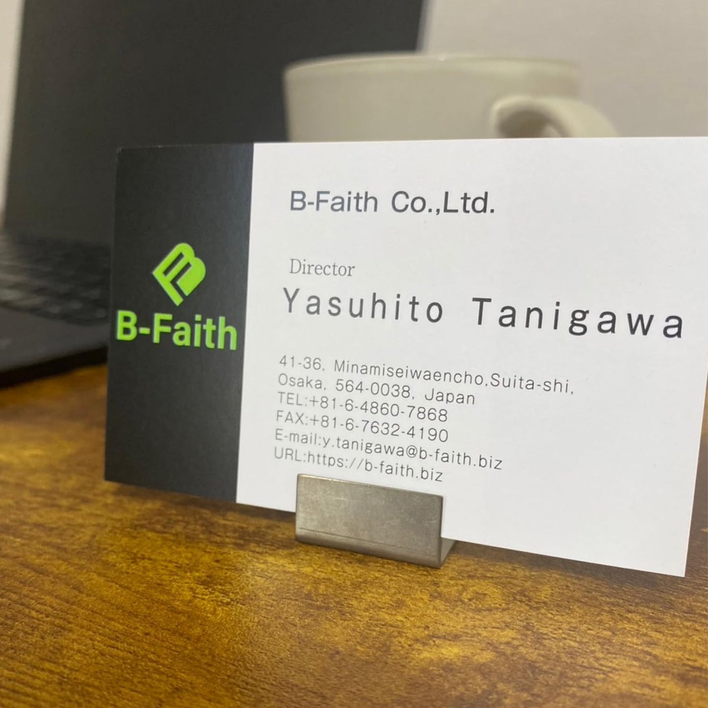 B-Faith Table Card Holder Silver stainless regular size Table numbers Place card Memo Business card Wedding Photo