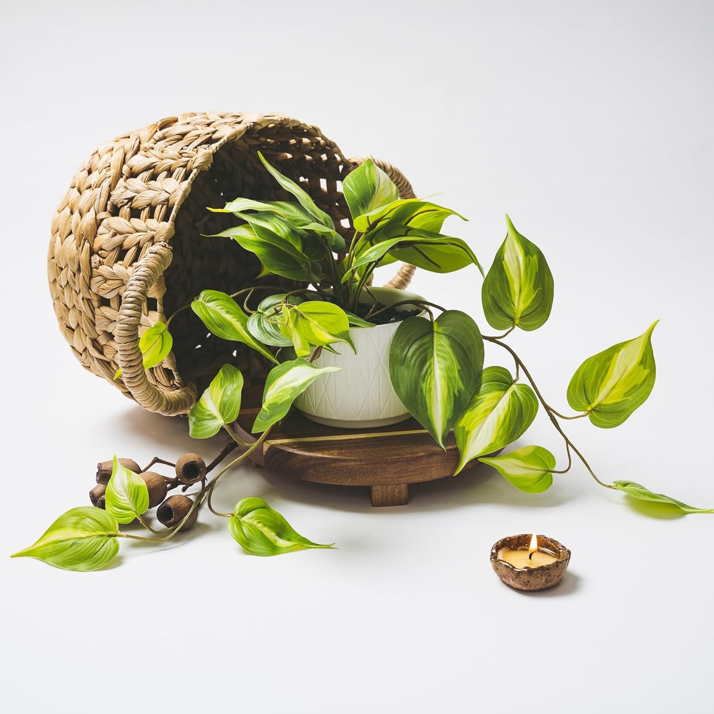 Artificial Trailing Ivy Plant / Green