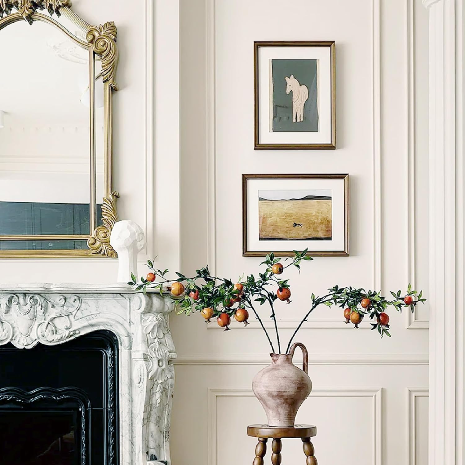 Peel and Stick Wall Molding / 9.8ft x 0.9in / Paintable White