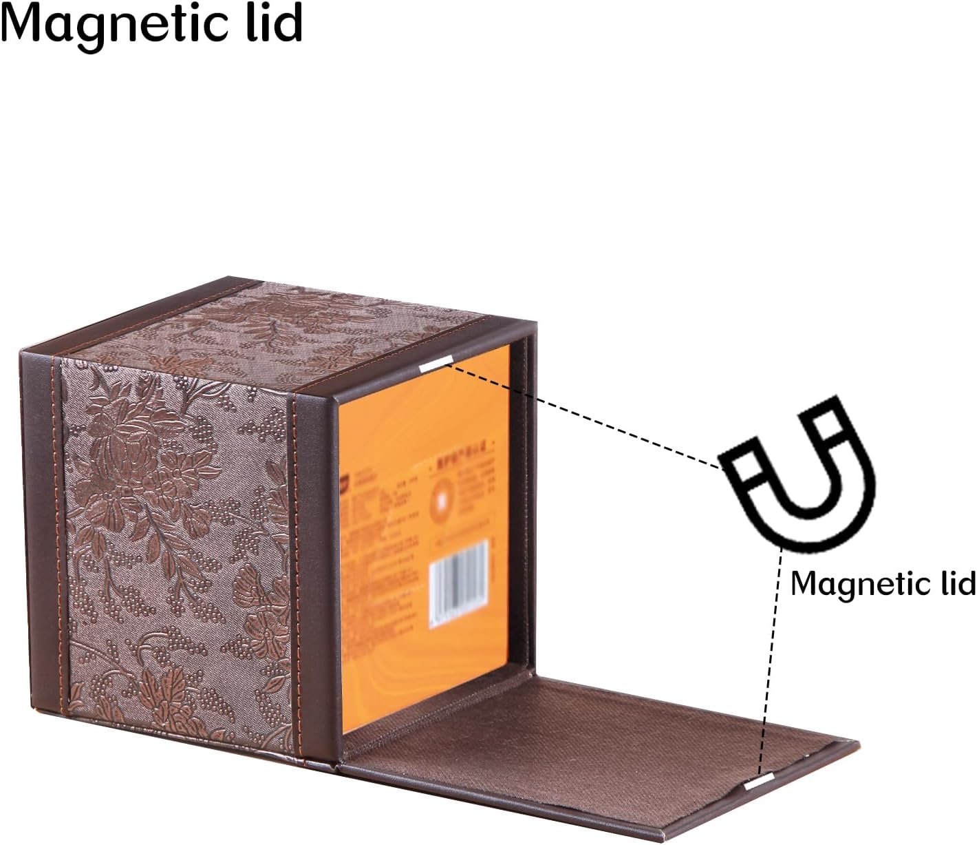 Leather Tissue Box Cover Square / Archaize / Large