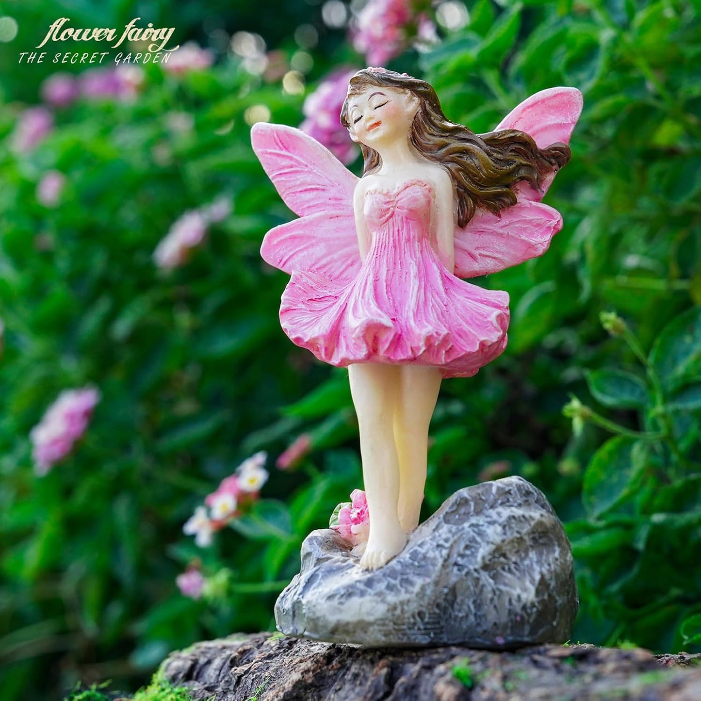 Potted Plants / Hand-Painted Resin Fairy Figurines