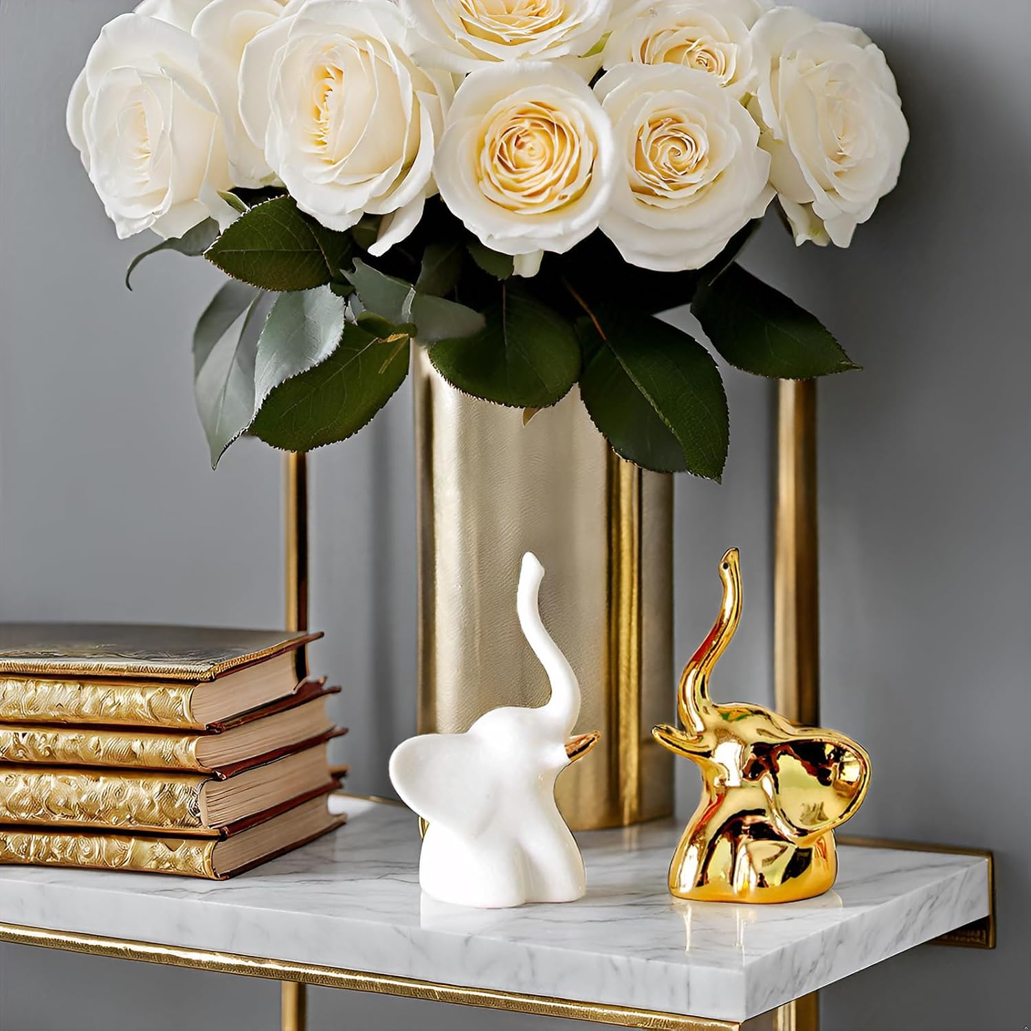 Home Decor Elephant Statues / Gold