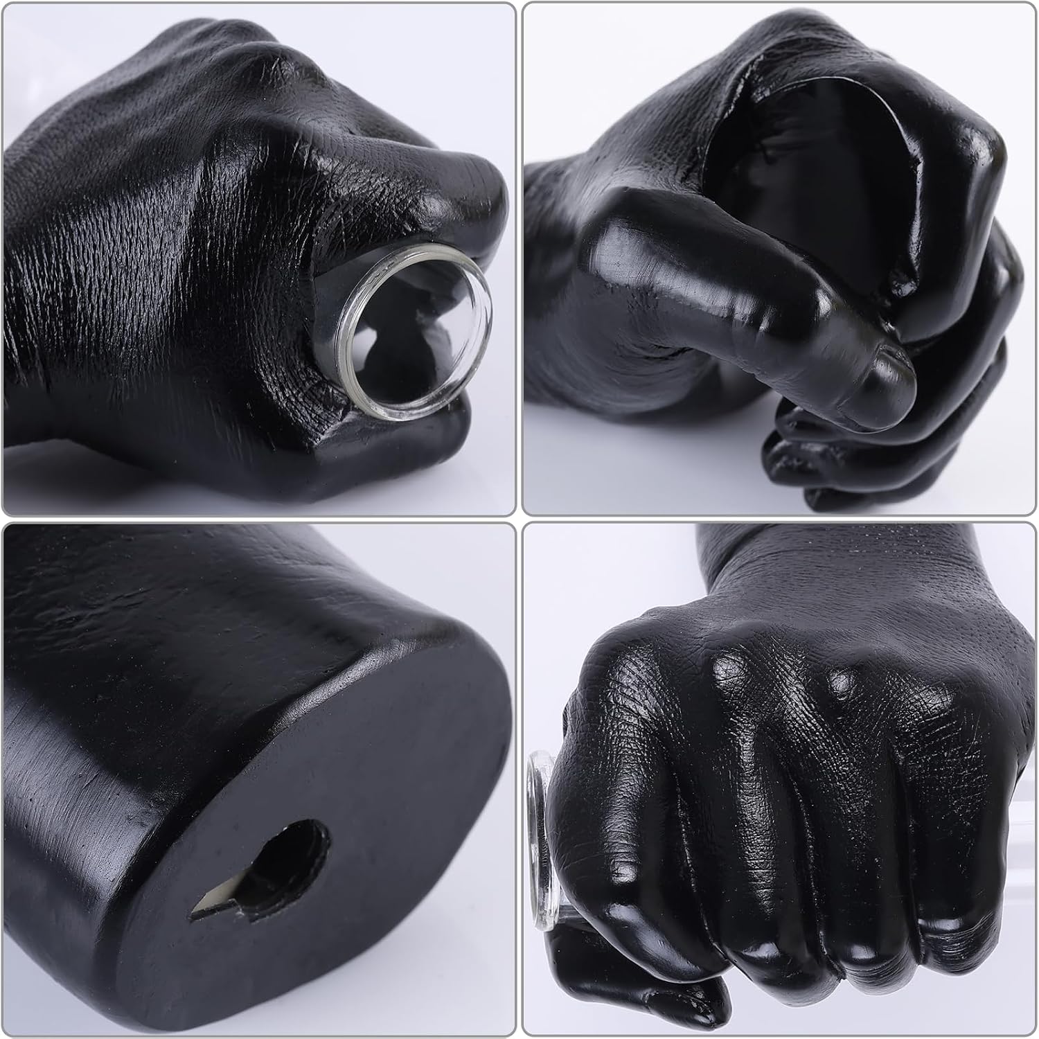 Funky Flower Vase / Black