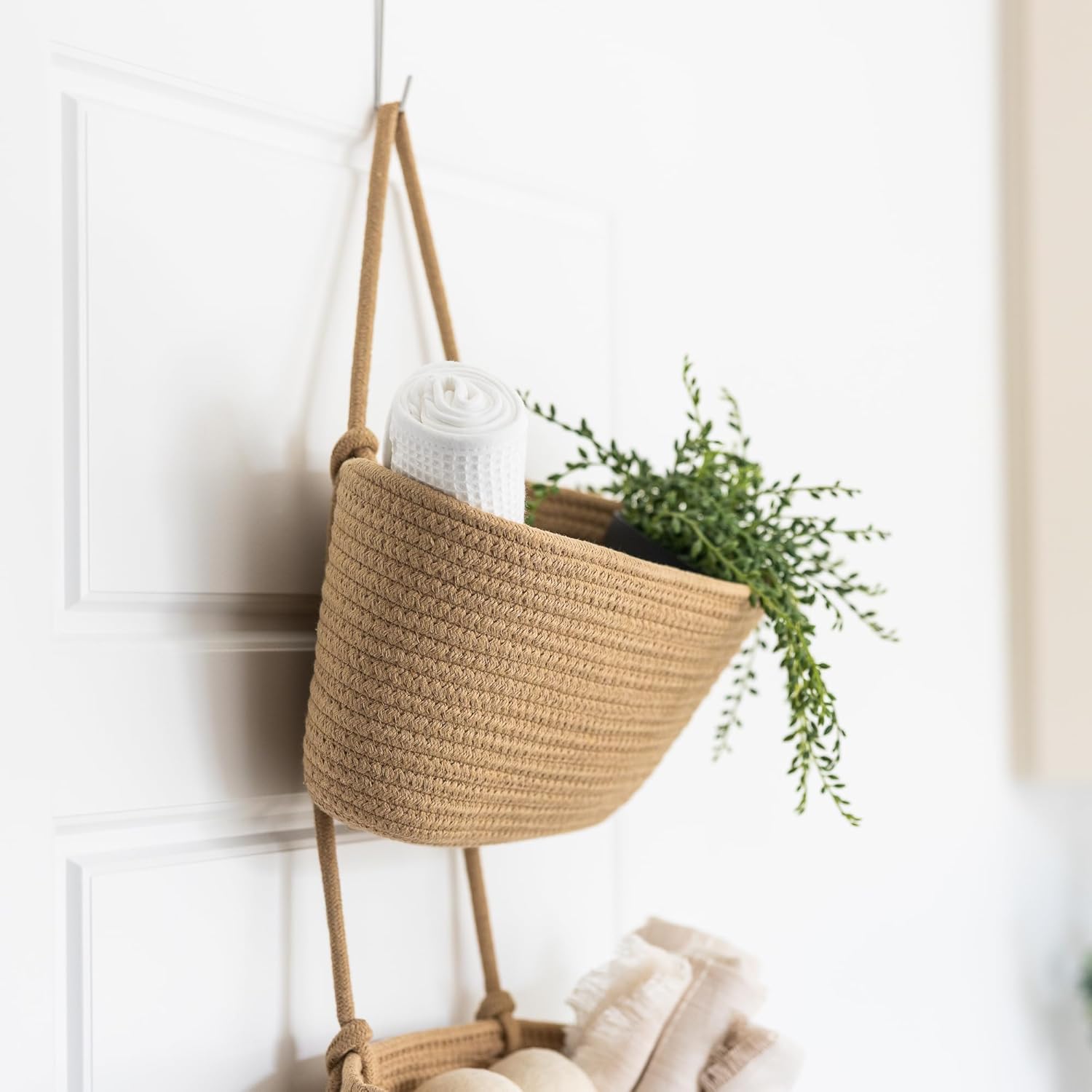 Detachable Woven Storage Baskets / Set of 2