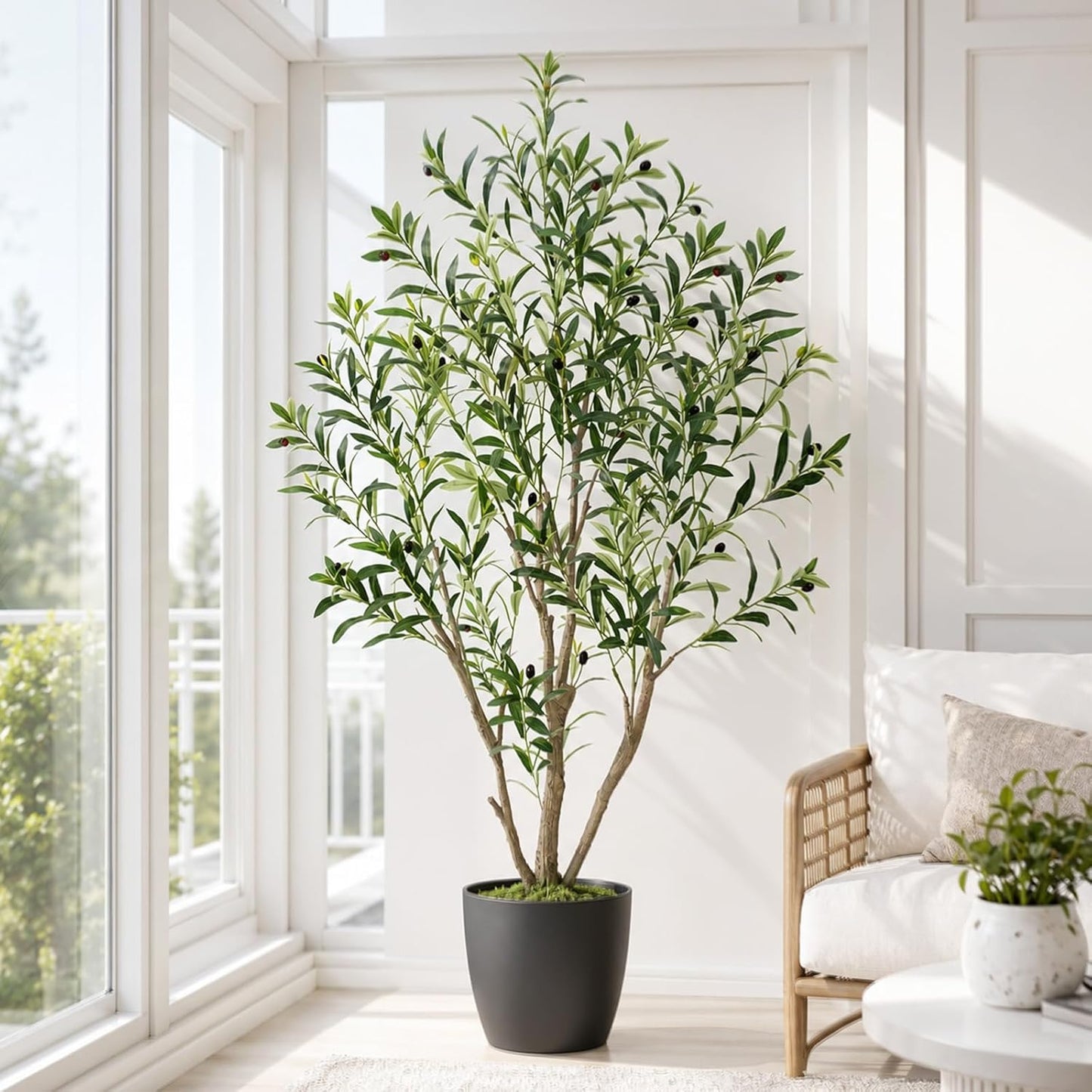Tall Faux Tree / Olive / 5ft / 5 Inch
