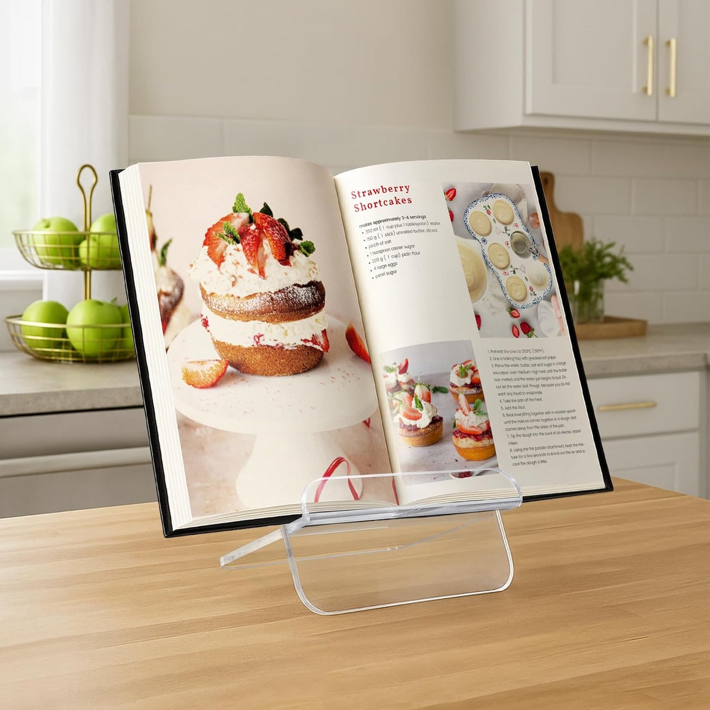 Acrylic Stands for Display / Book Stand / 9 x 13 / Clear