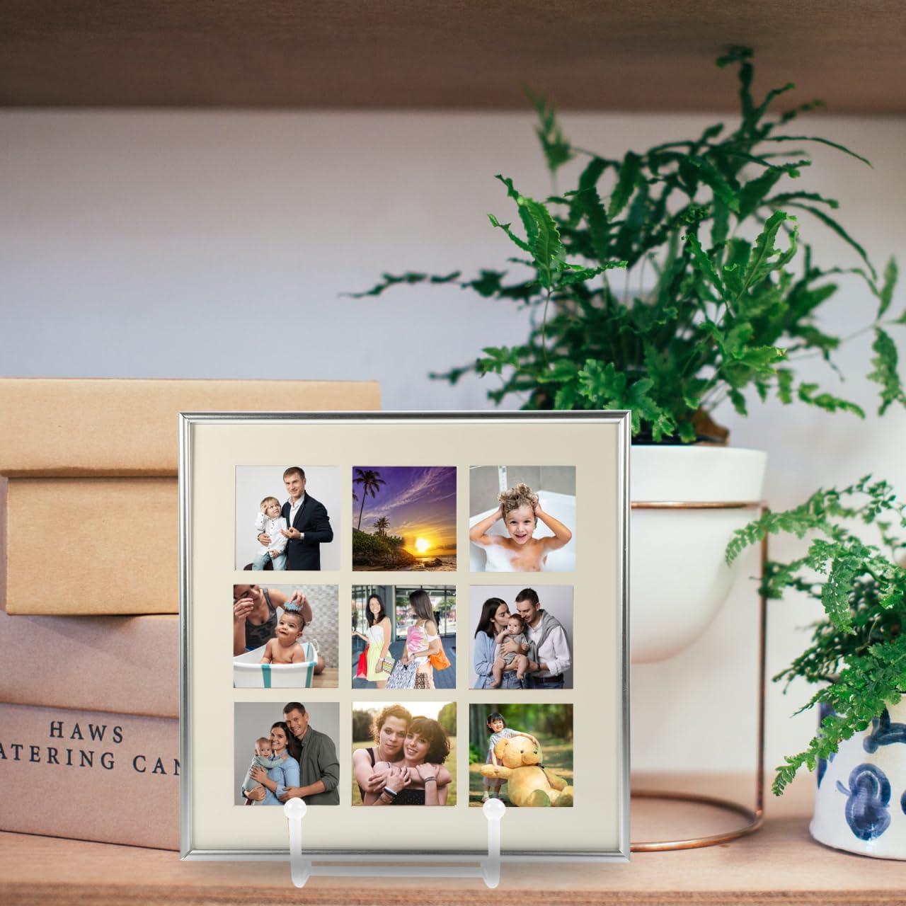 4'' Small Easels Stand Tabletop Display Holder for Collectible Plates / White