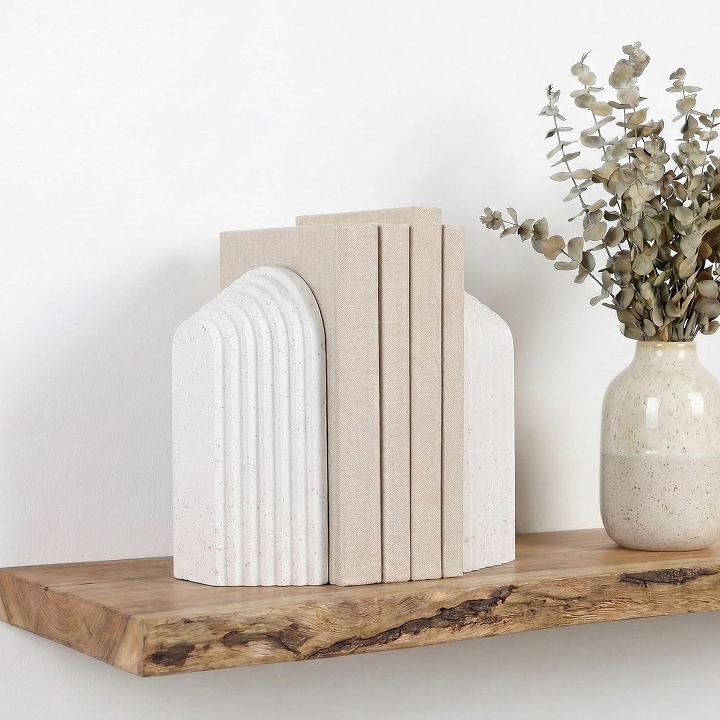 Heavy Duty Book Ends / Natural / Set of 2