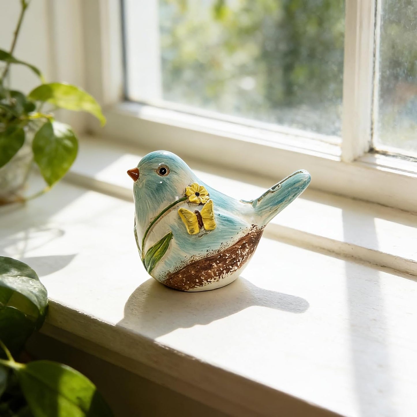 Hand-Painted Statue / Blue