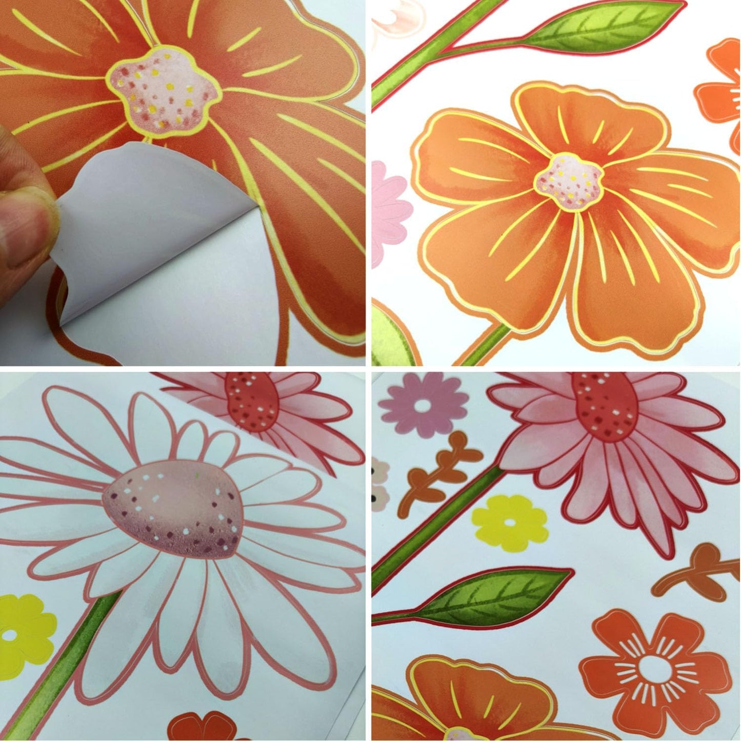 Boho Flower Wall Stickers / BOHO01