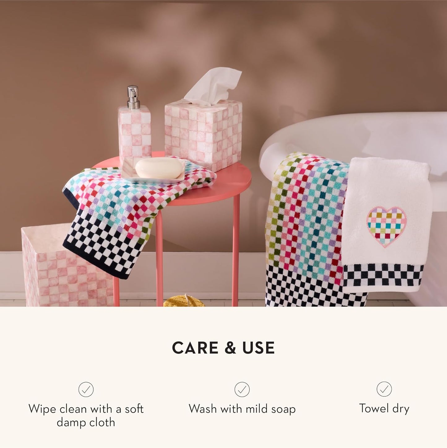 Decorative Soap Holder / Rosy Check / Pink