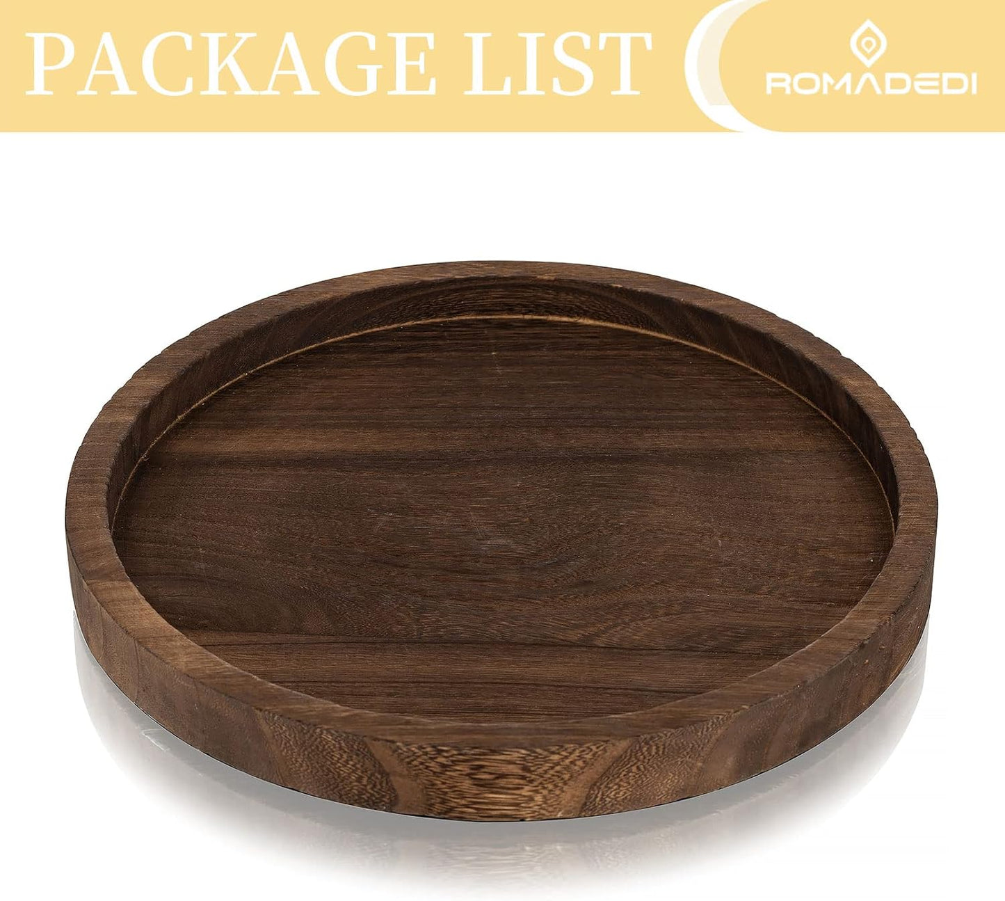 Small Rustic Trays / Rustic-round