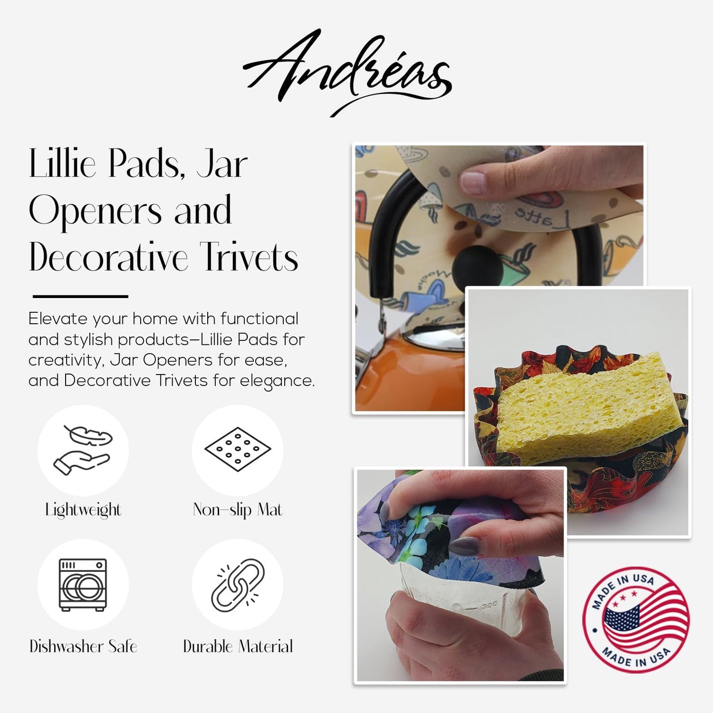 Andreas Silicone LP5-952 " Lillie Pad / Cheetah 5