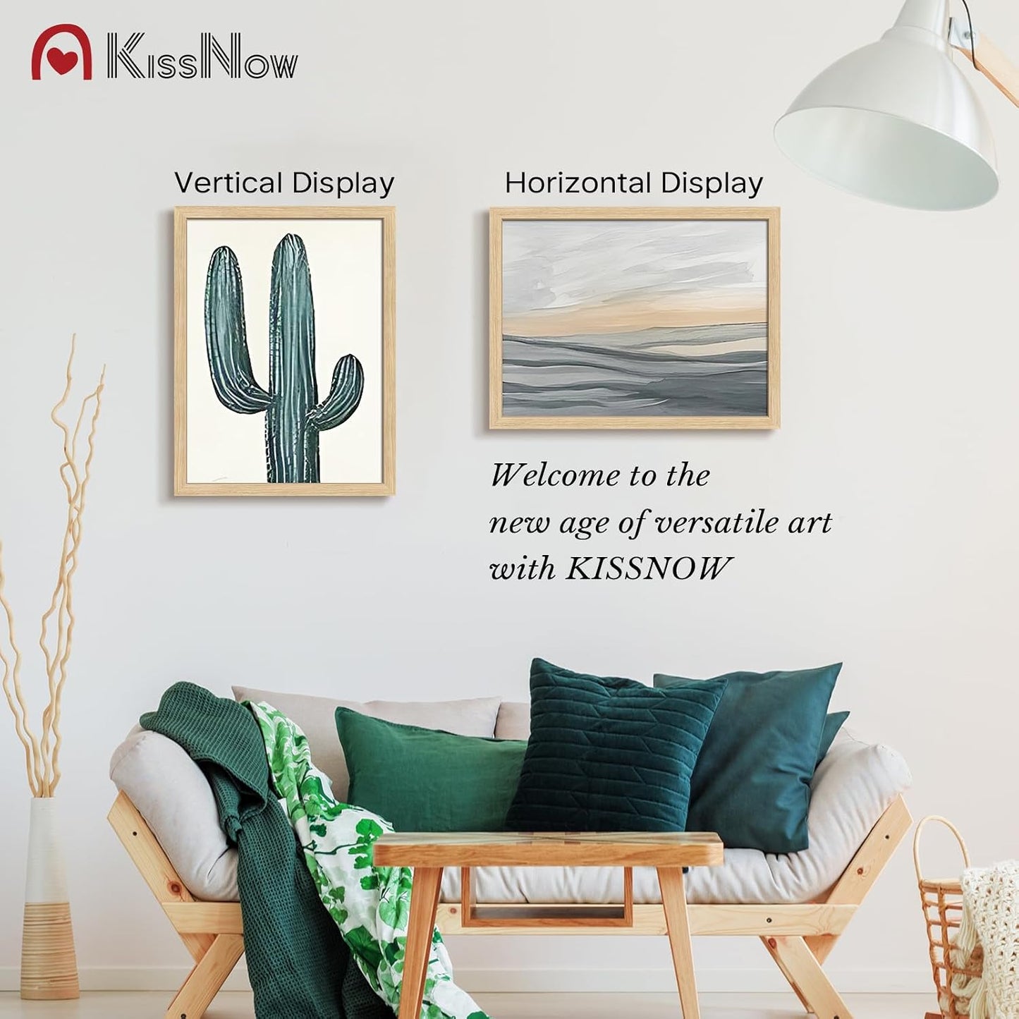 18x24 Poster Frame 4 Pack, Oak Solid Wood, Gallery Wall Hanging Art | Wall Hanging, Thick & Wide Border, Clear