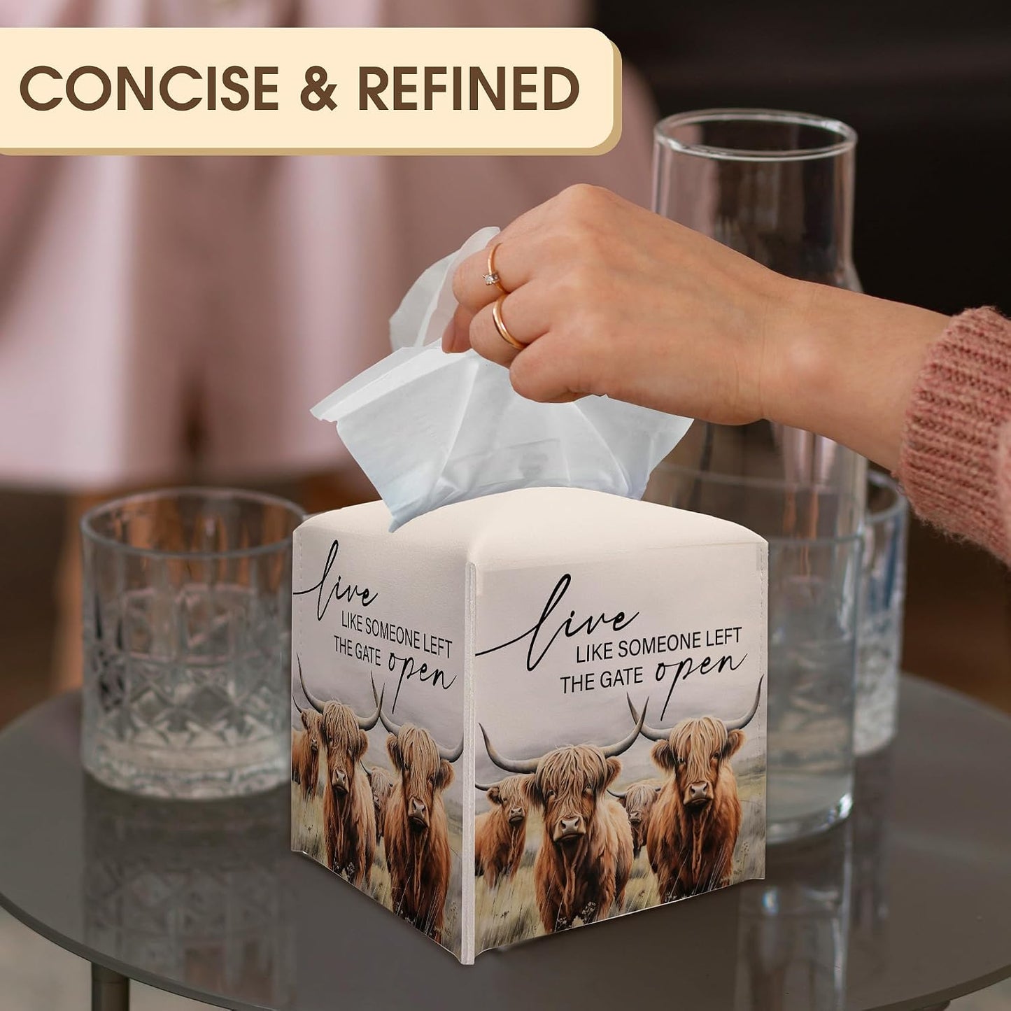 Tissue Box Cover Holder