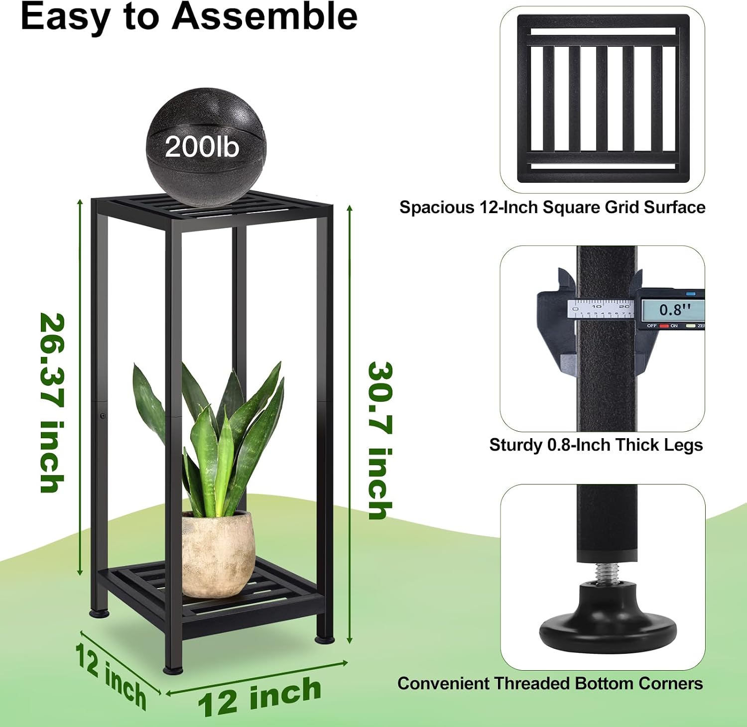 Lilybud--lily Plant Stand Indoor Outdoor Heavy Duty Wrought Iron Pedestal Stands Metal Plant Stand Decorative Flower