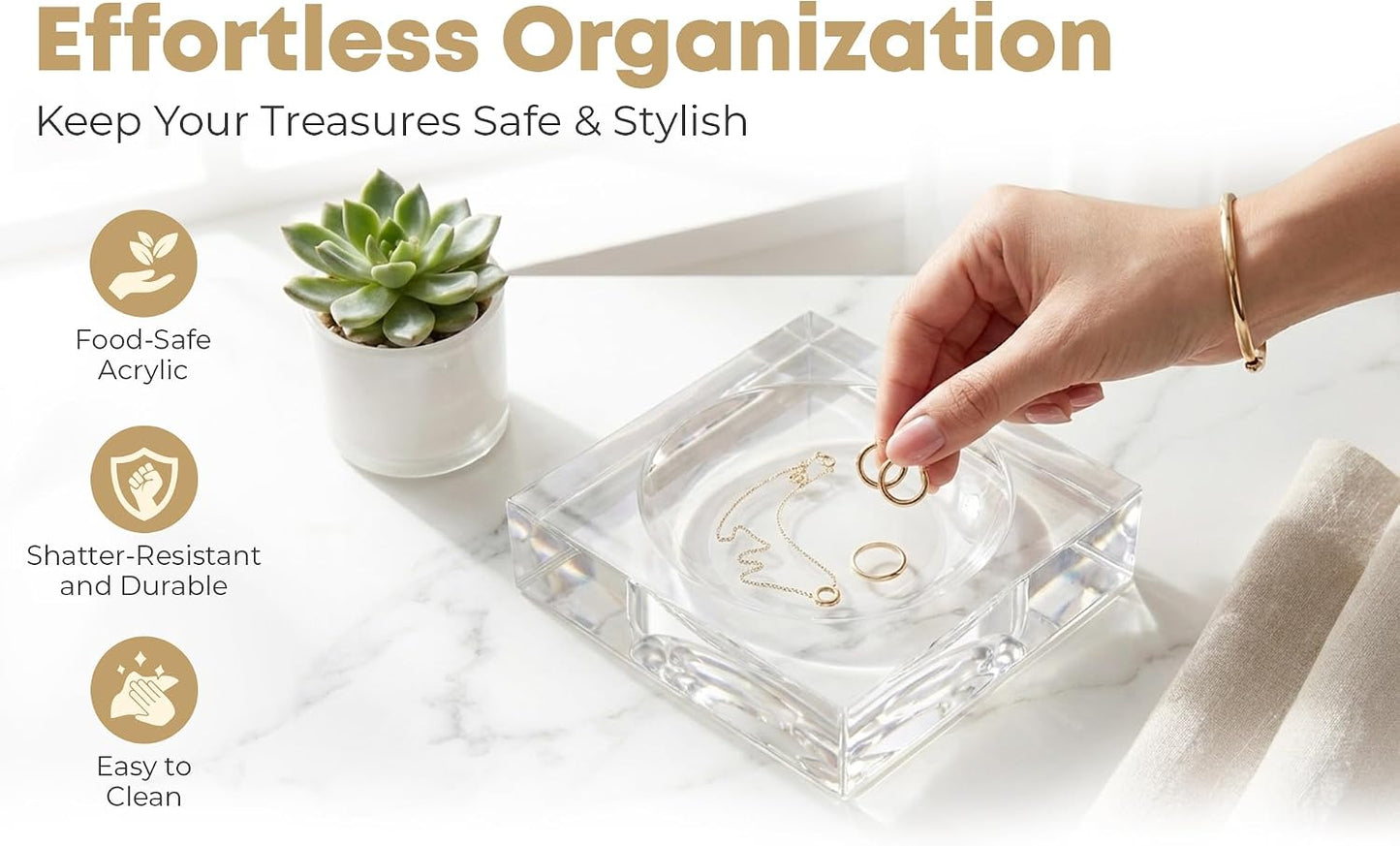 Acrylic Catchall Tray / Clear