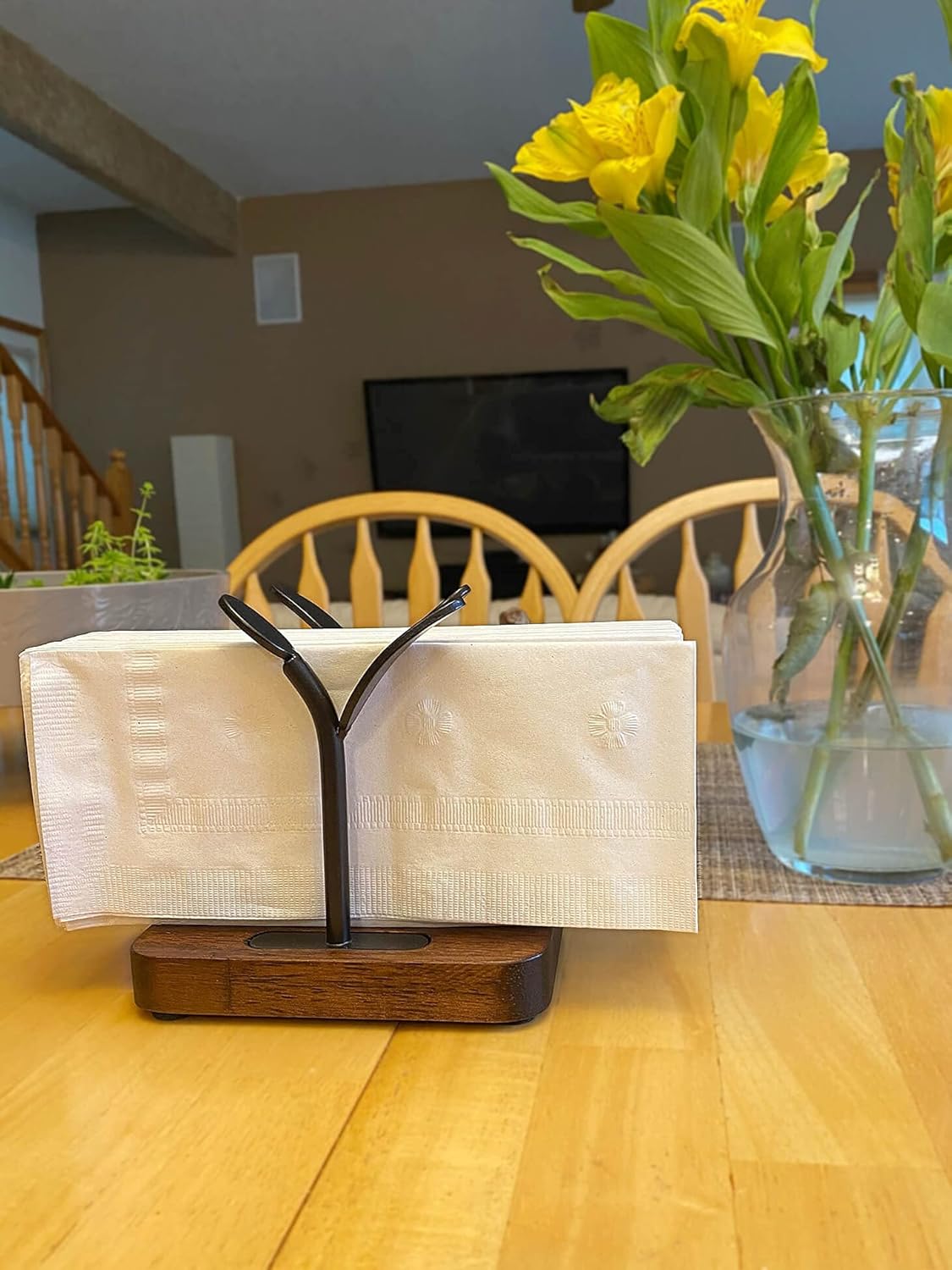 Wooden Napkin Holder / Leaf Napkin Holder