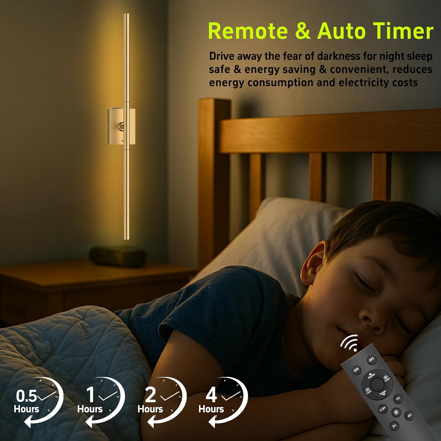 Battery Operated Wall Sconces Set of 2, 10000mAh, Gold | remote control and 360° rotation, for picture display TV wall