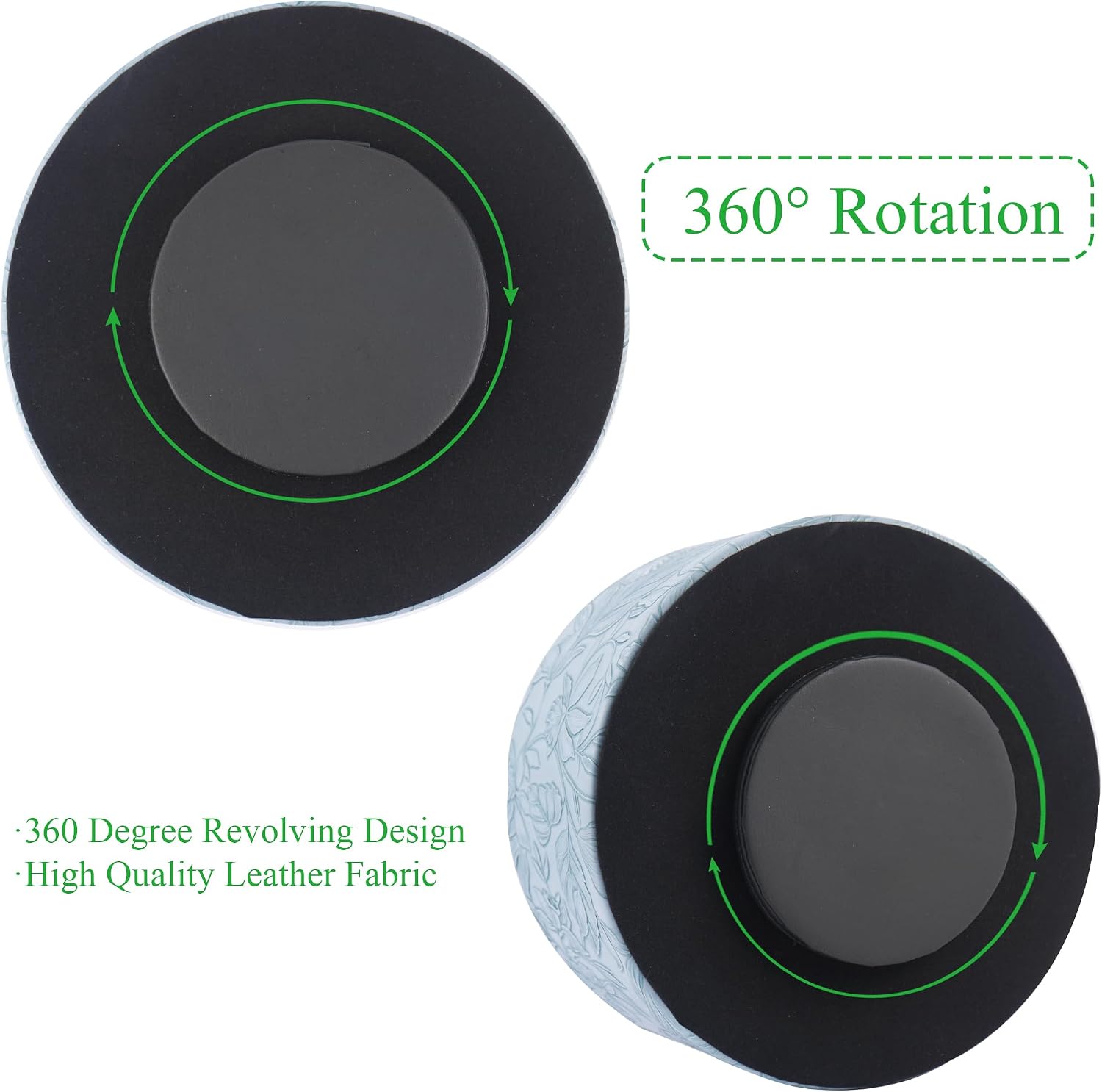 Remote Control Holder / 1-big Carved Blue / 360 Degree Rotation